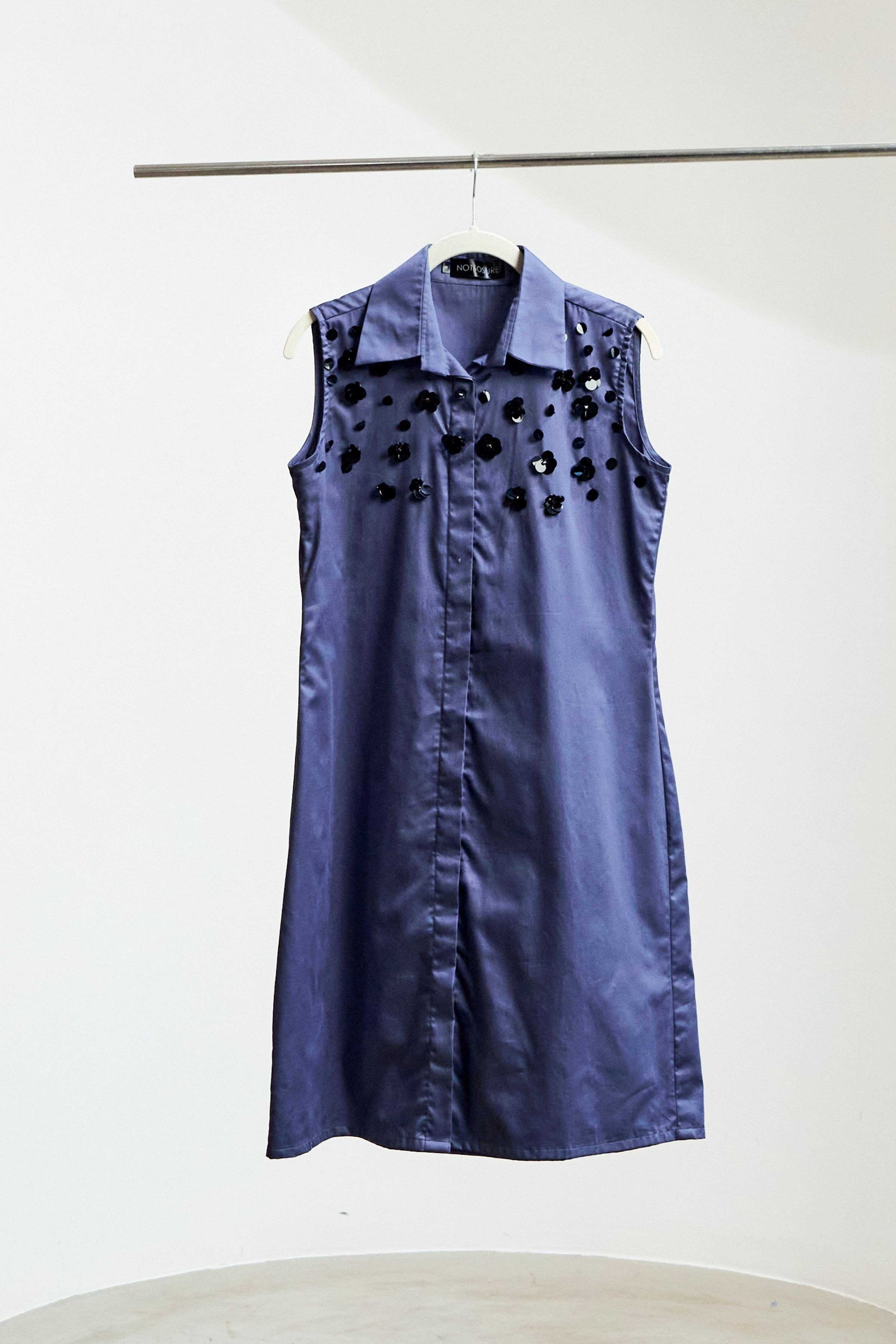 Mauve Flower Scatter Dress