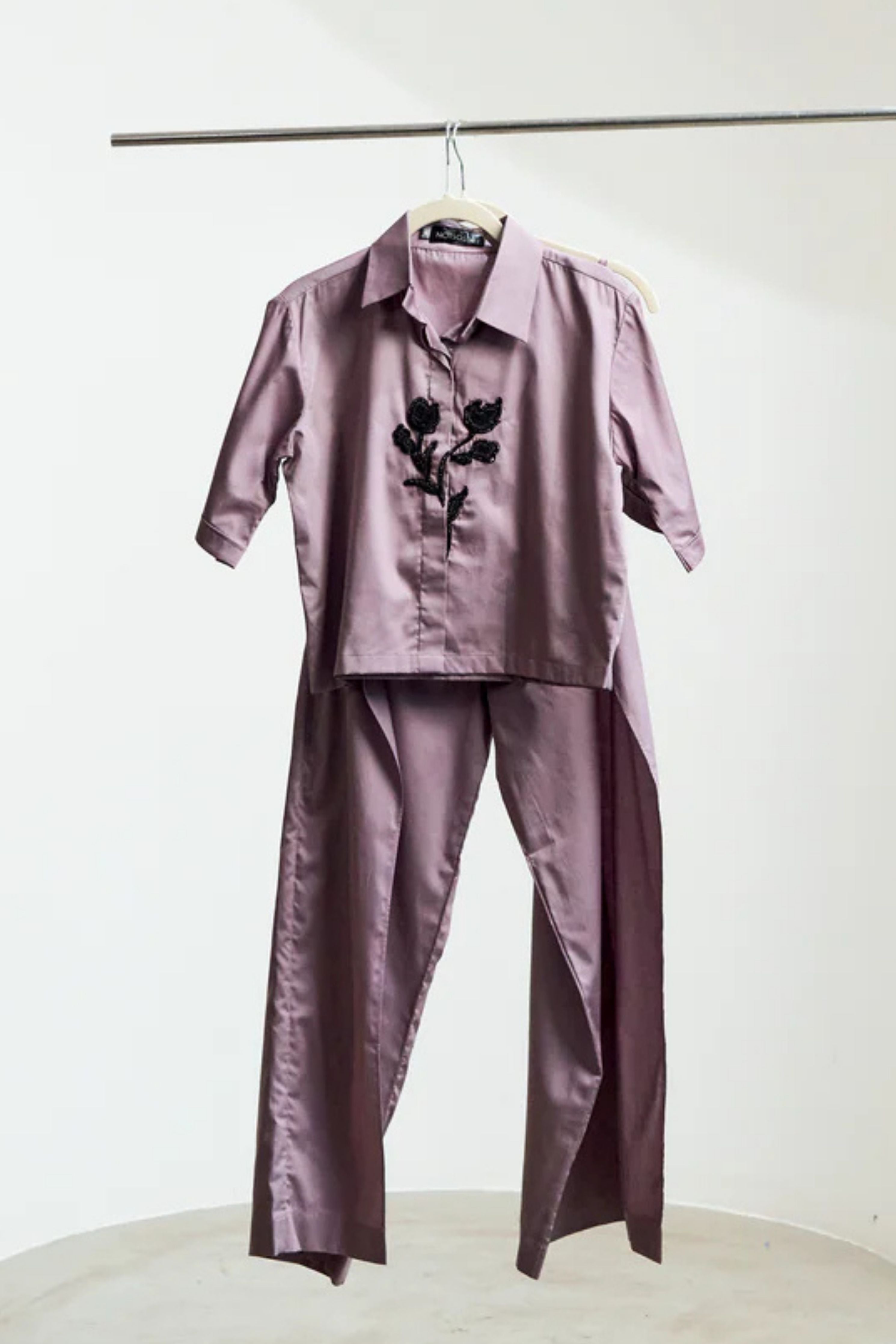 Mauve Flower Tuplip coord