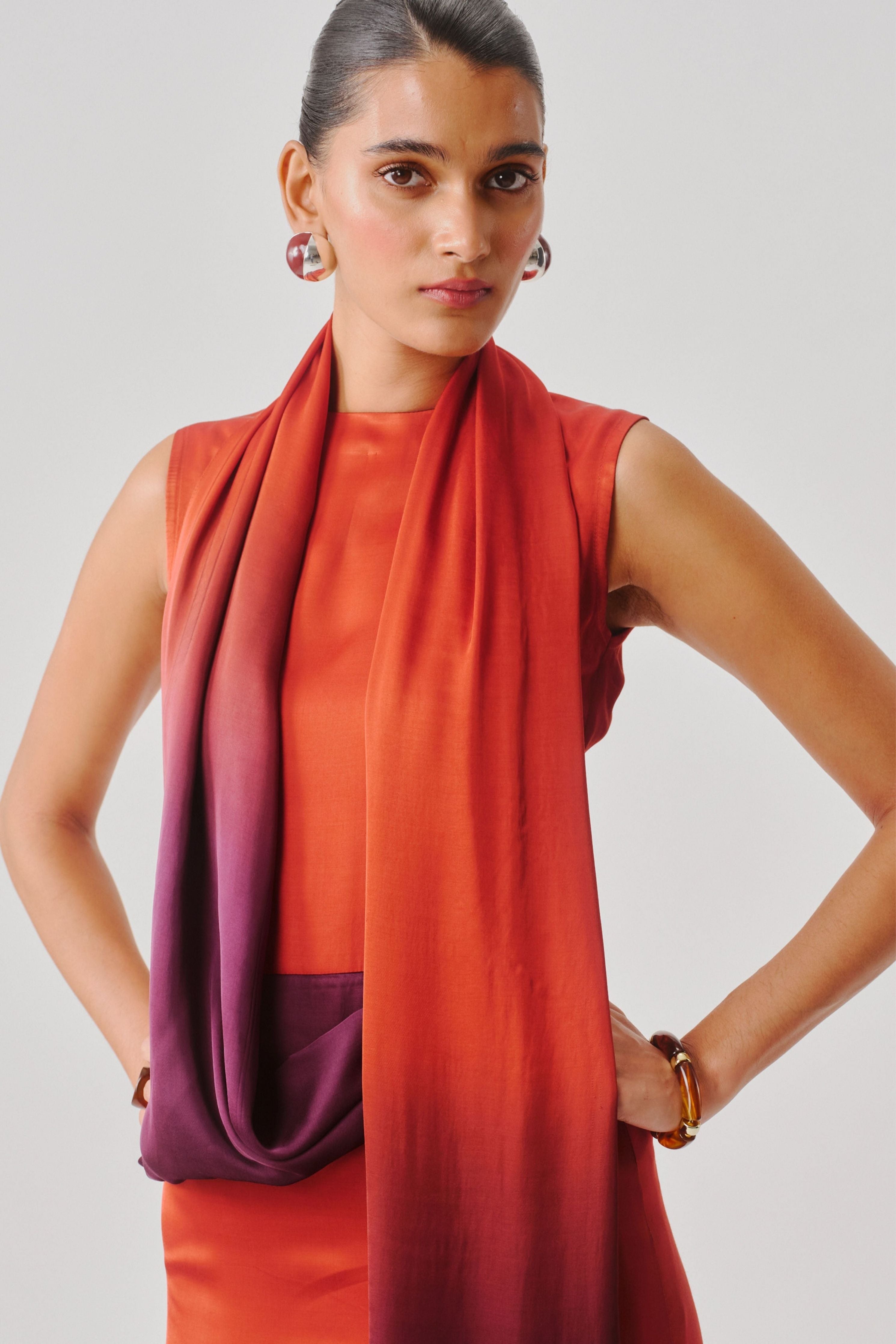 Ember scarf dress
