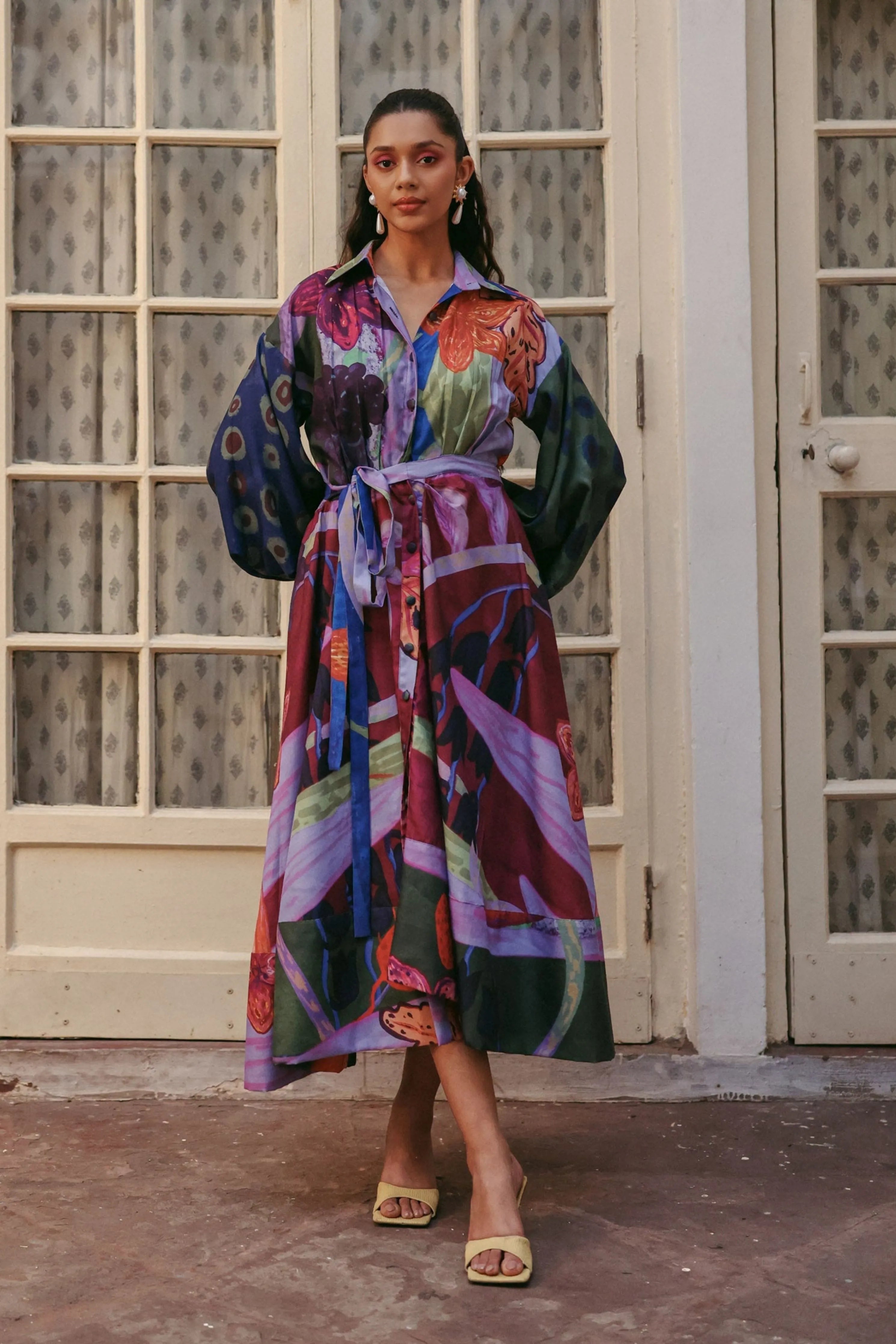 Satrangi Saga Dress