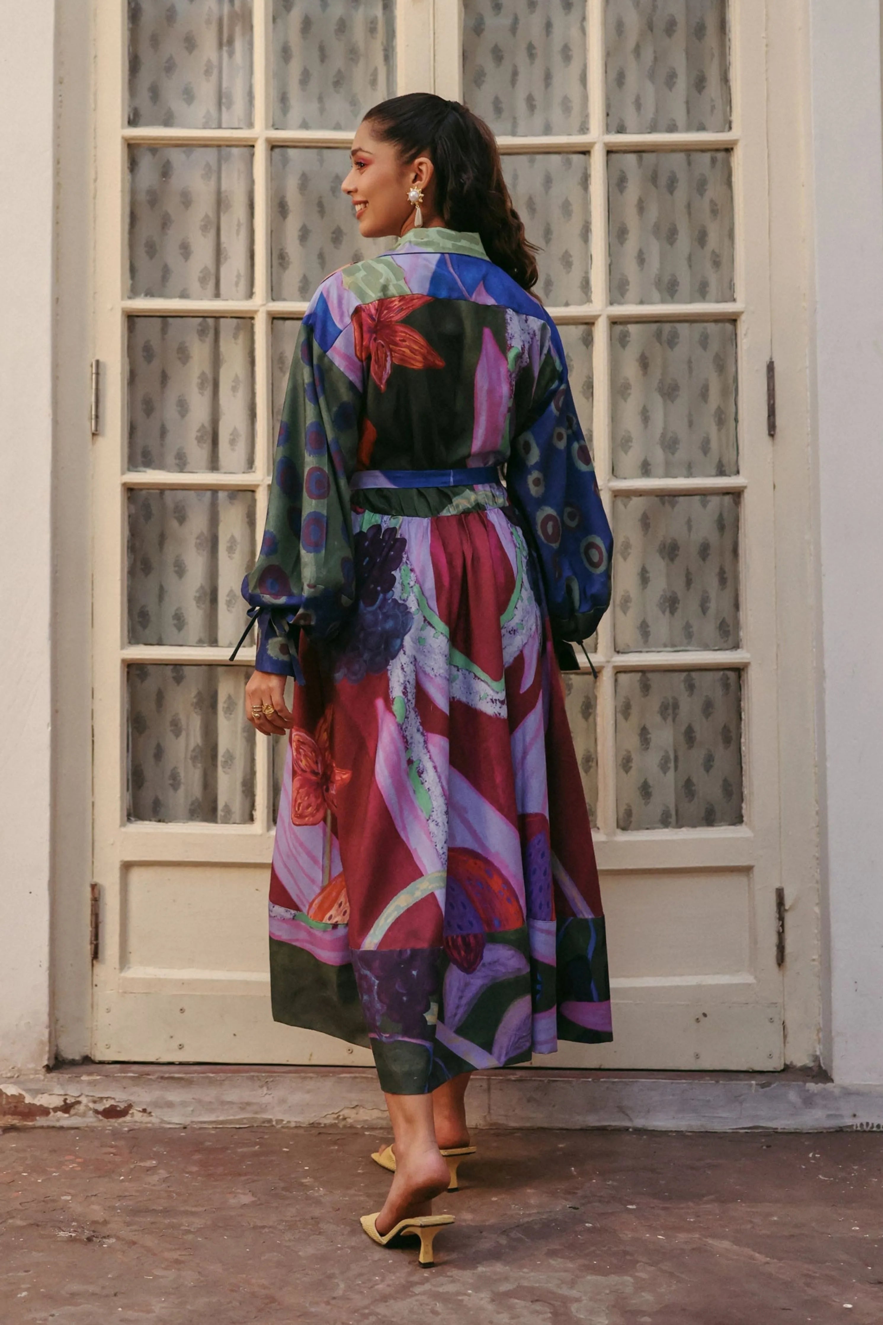 Satrangi Saga Dress