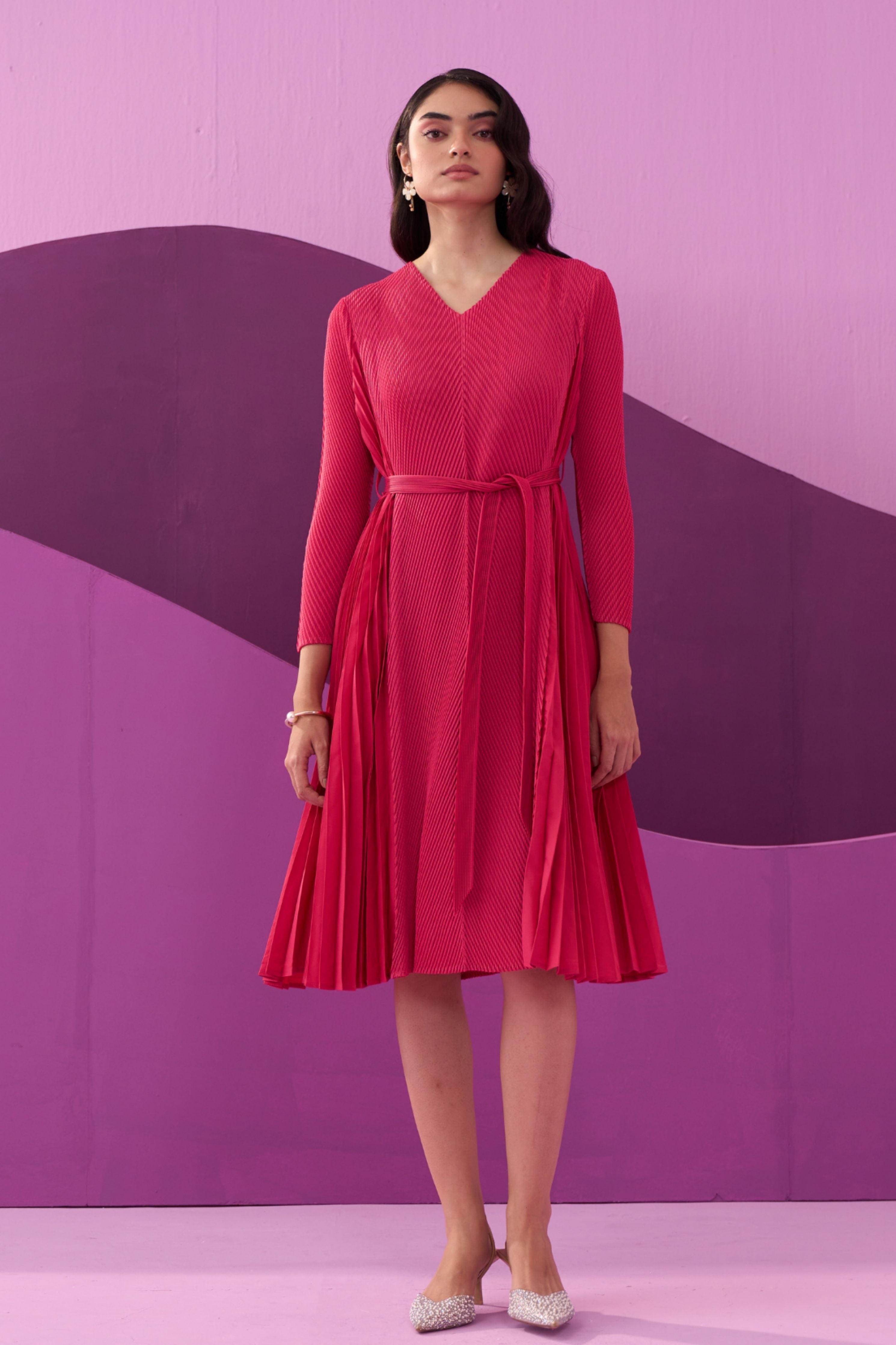 Fuchsia Angny Dress