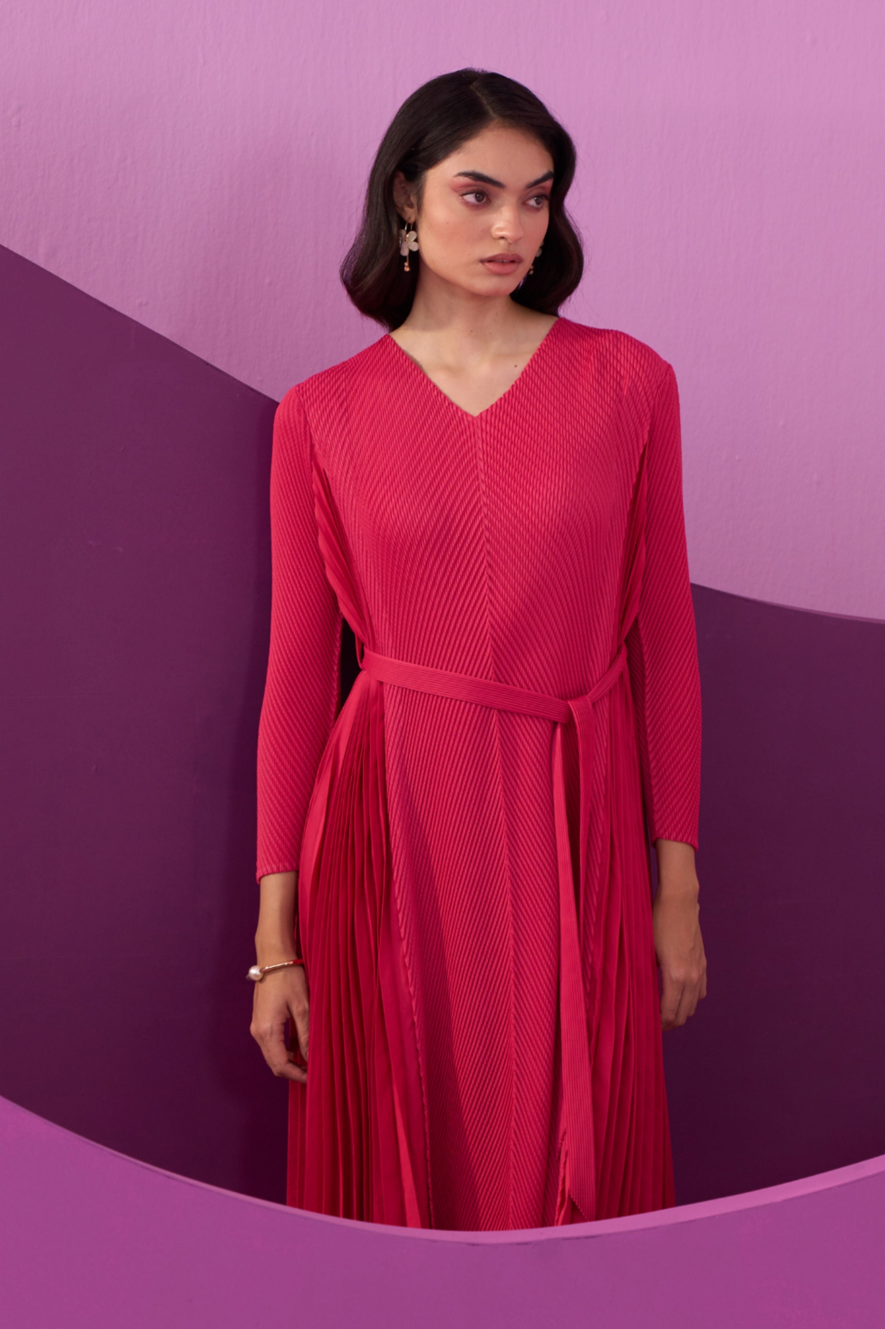Fuchsia Angny Dress