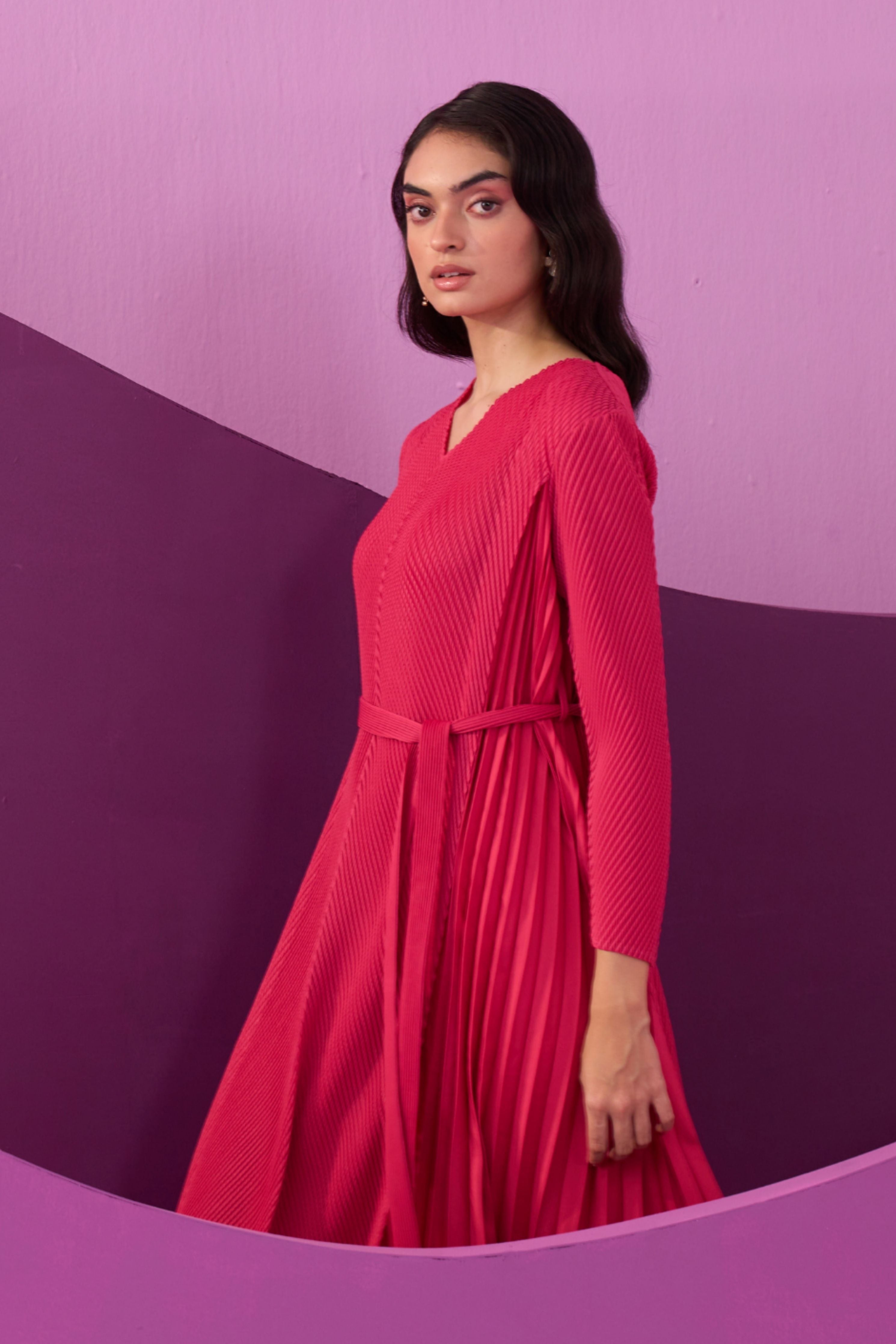 Fuchsia Angny Dress