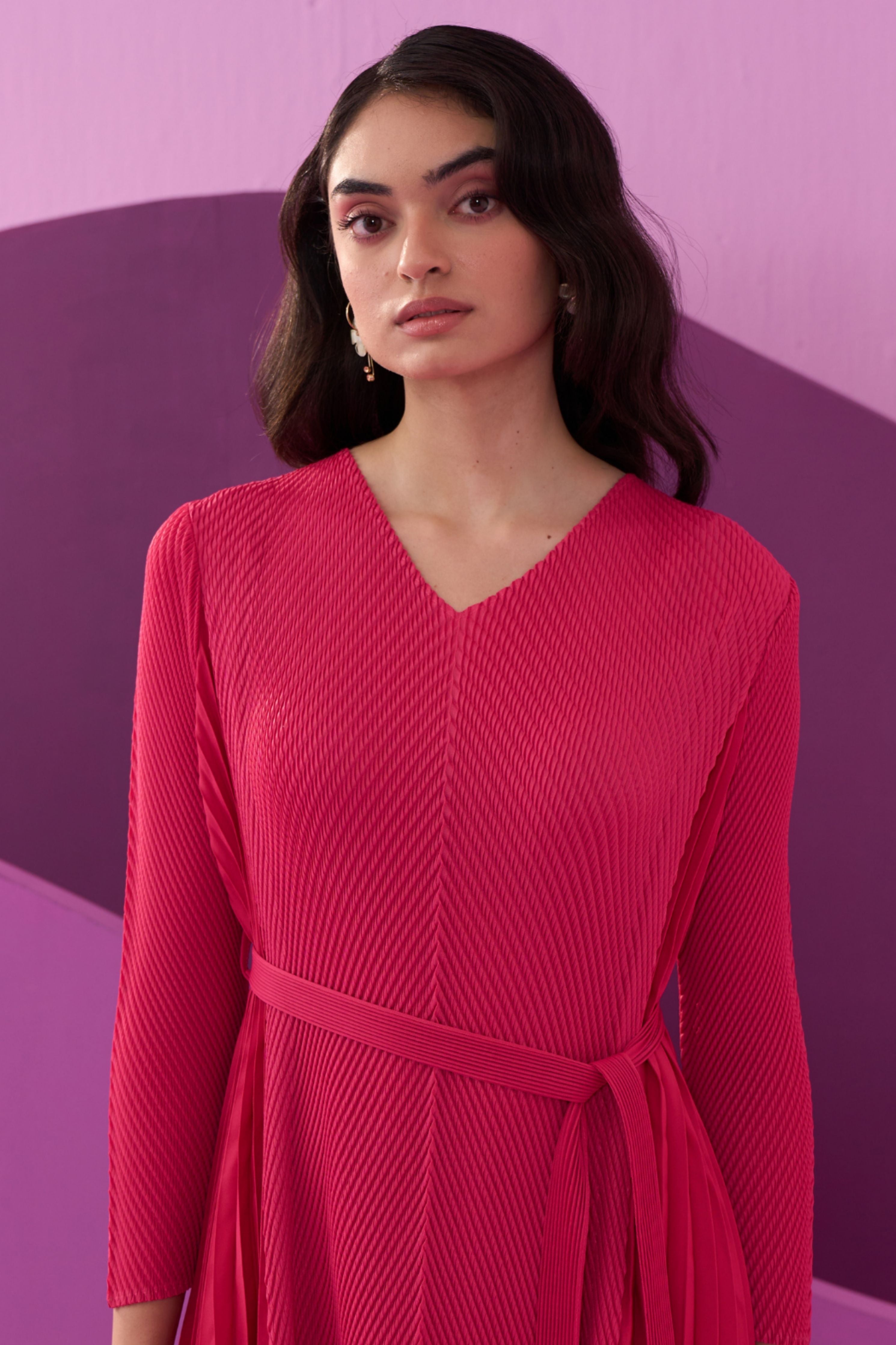 Fuchsia Angny Dress