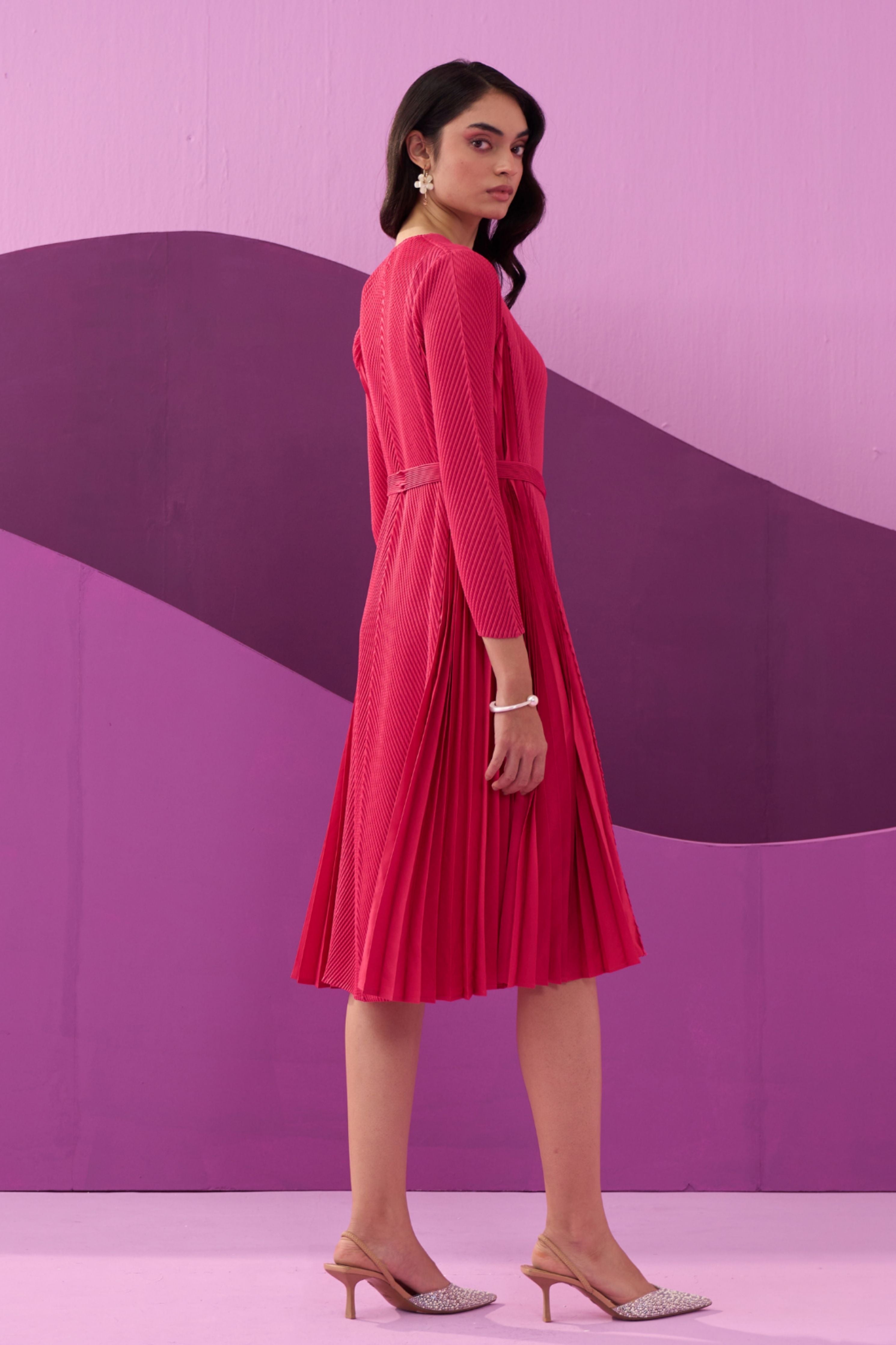 Fuchsia Angny Dress