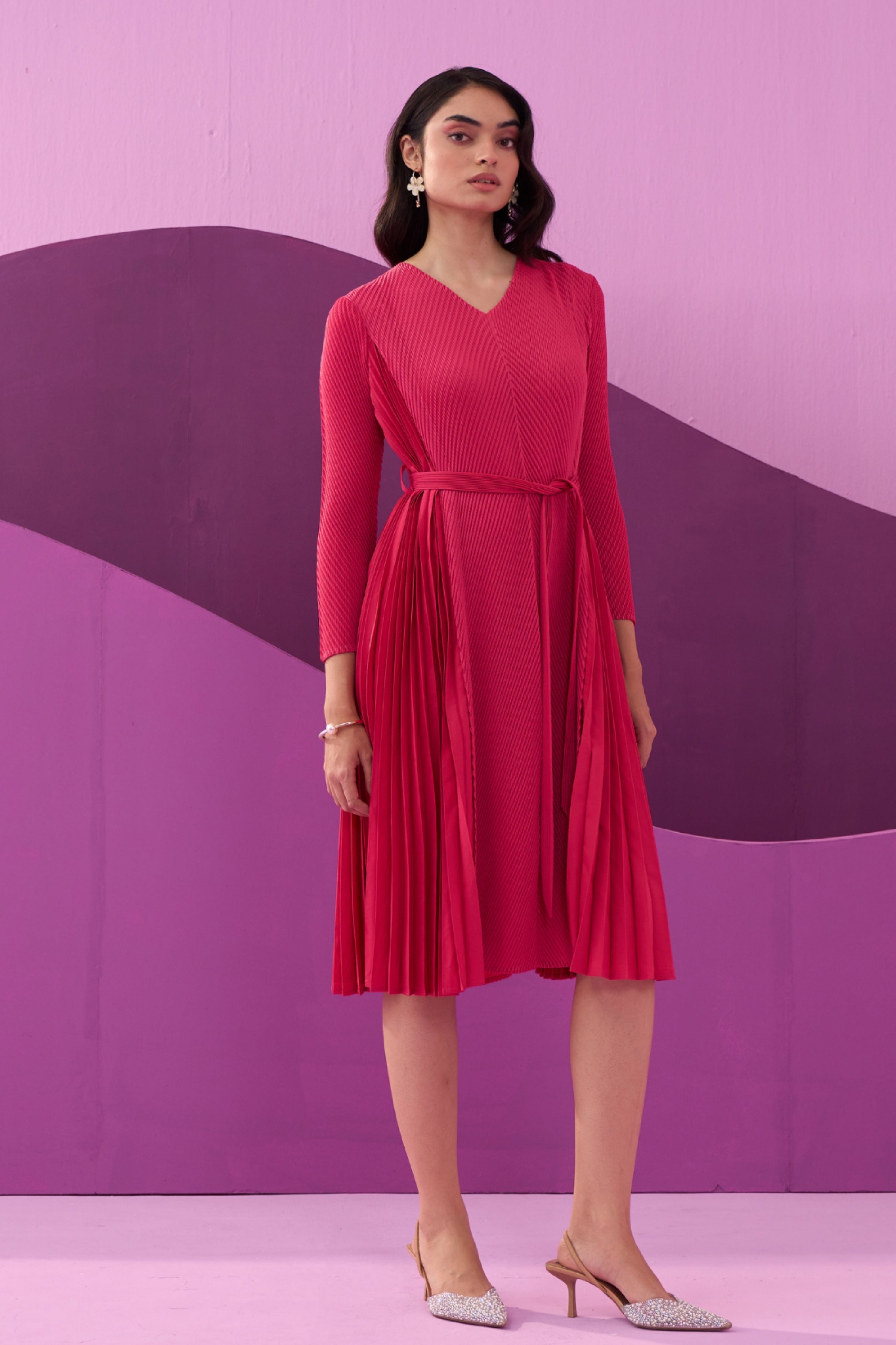 Fuchsia Angny Dress