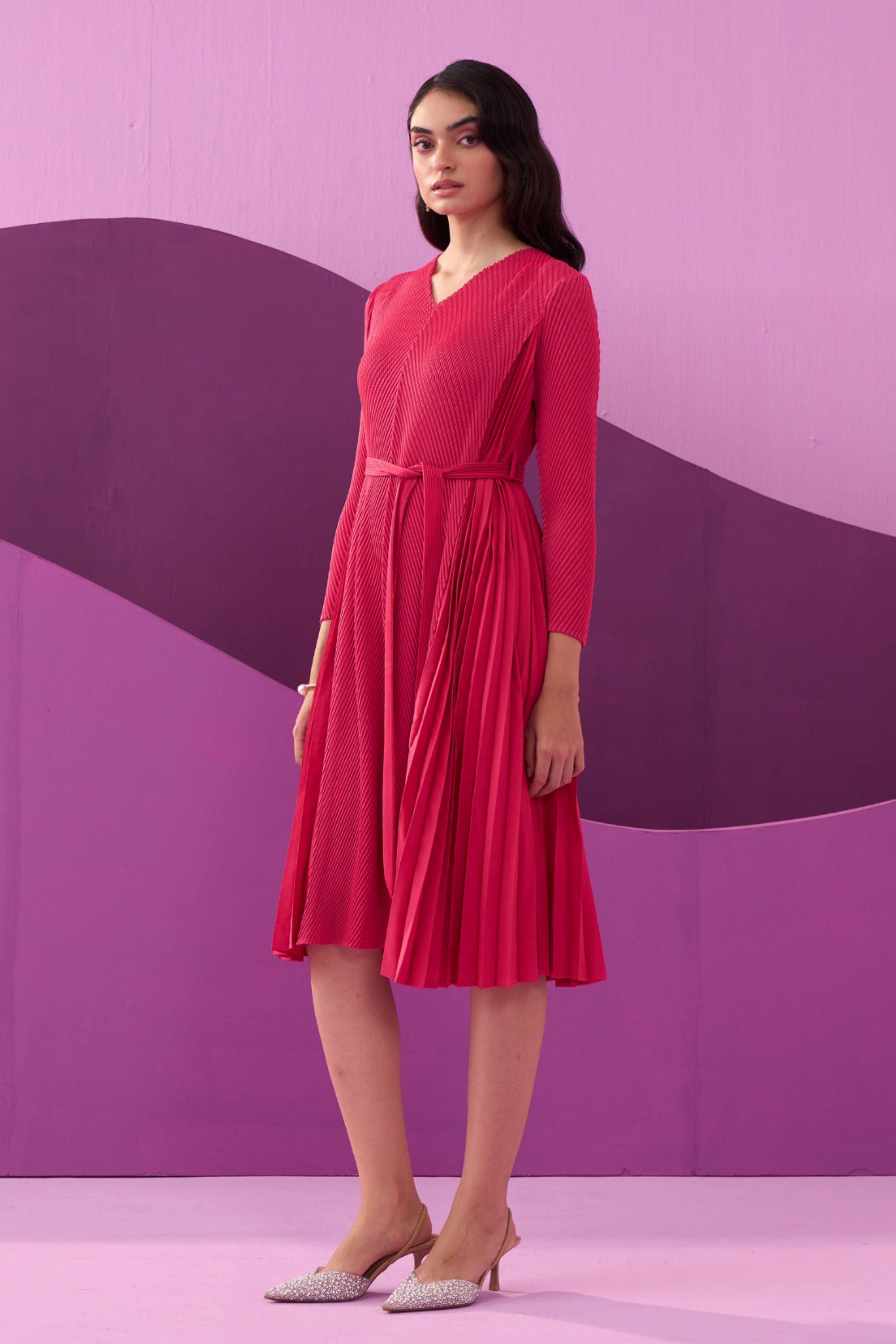 Fuchsia Angny Dress