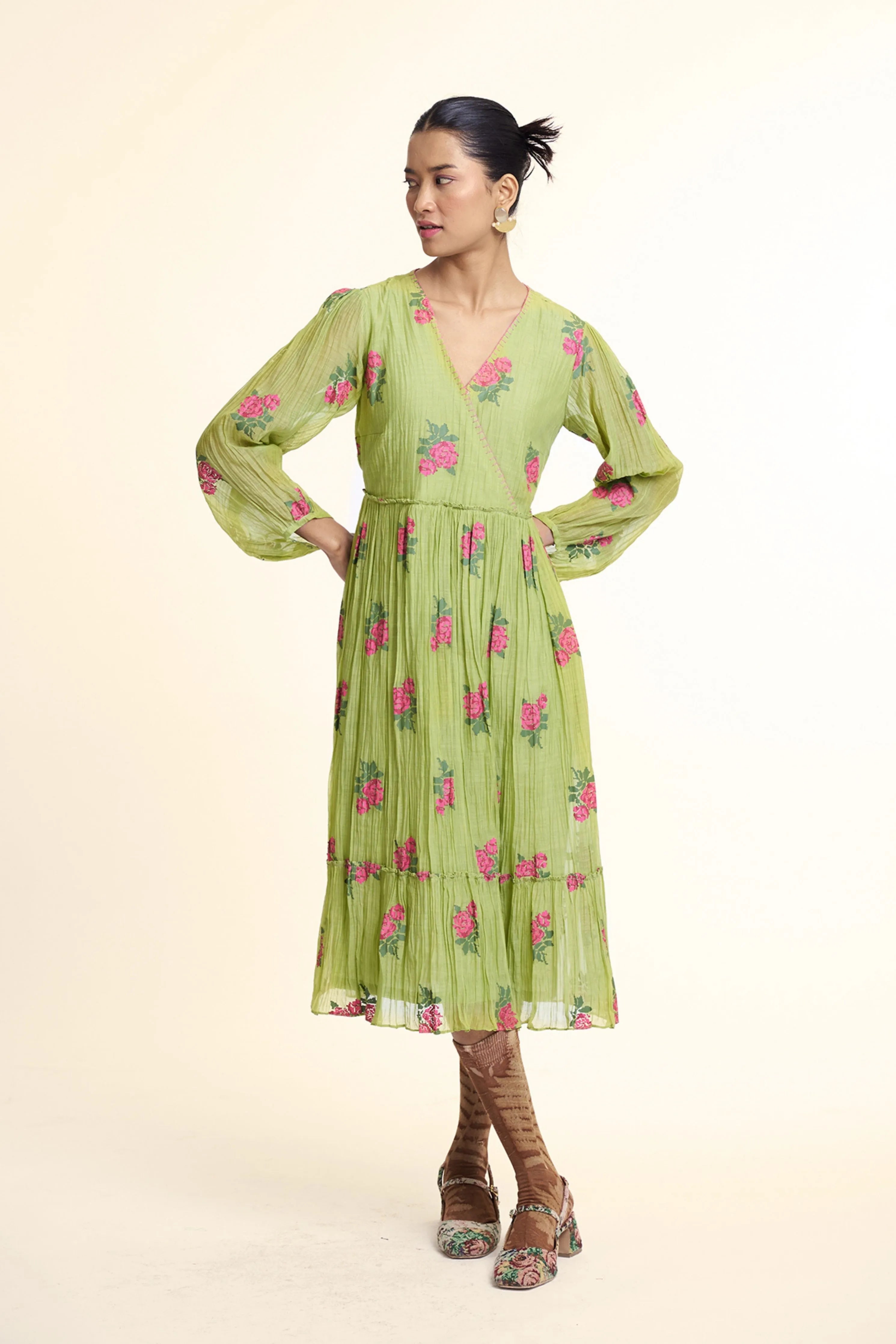 Bliss Green Dress
