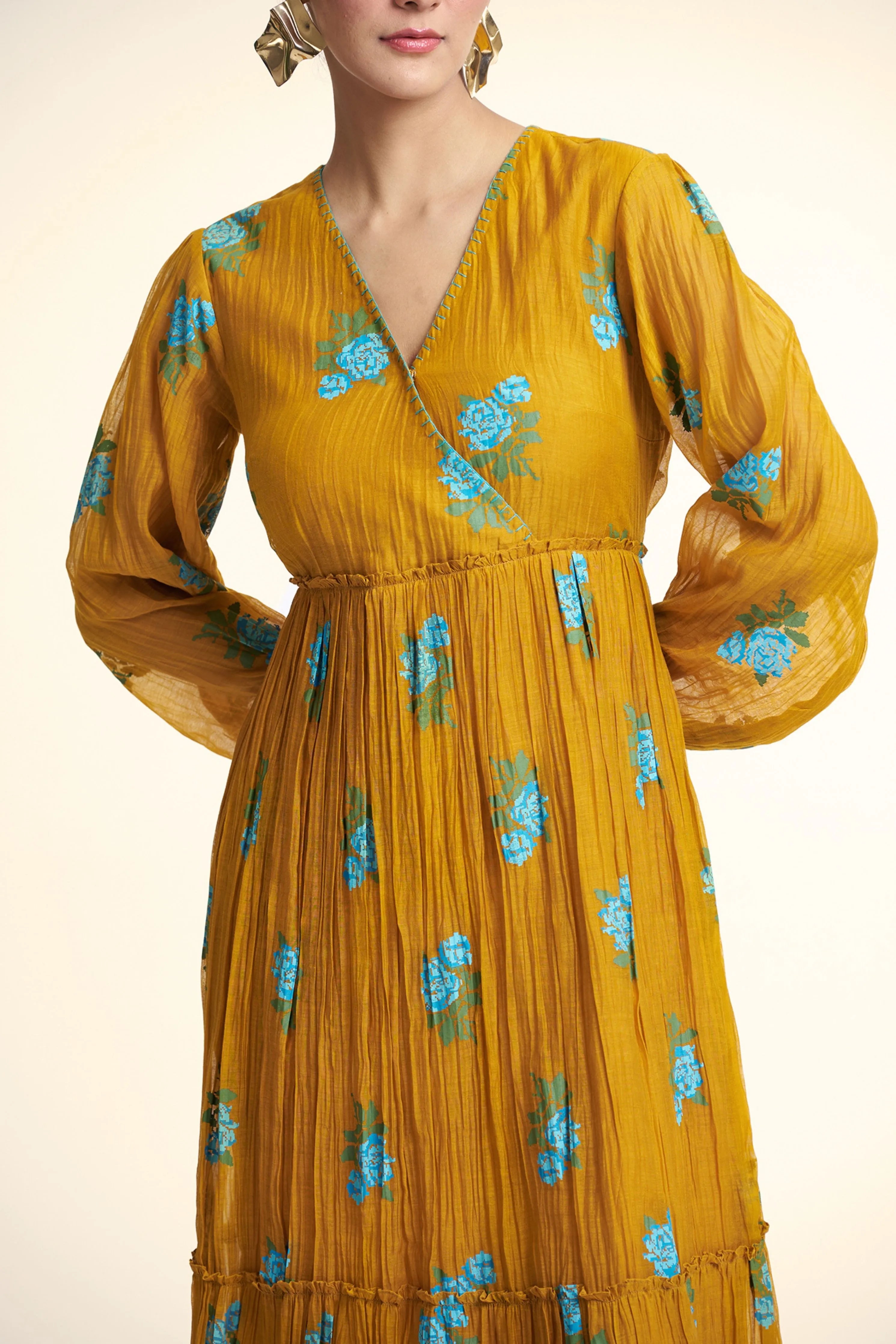 Bliss Mustard Dress