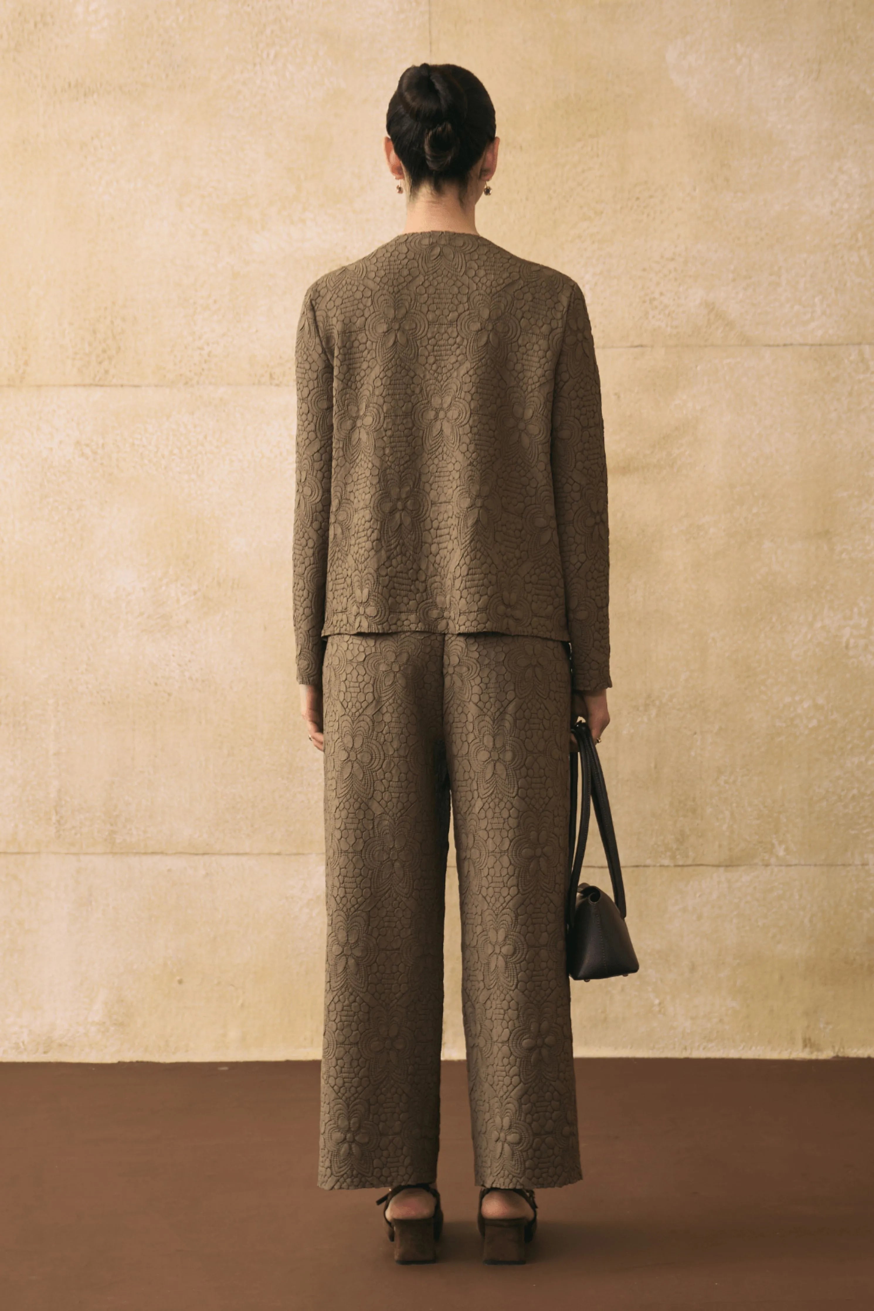 Brown Ganni Co-Ord Set