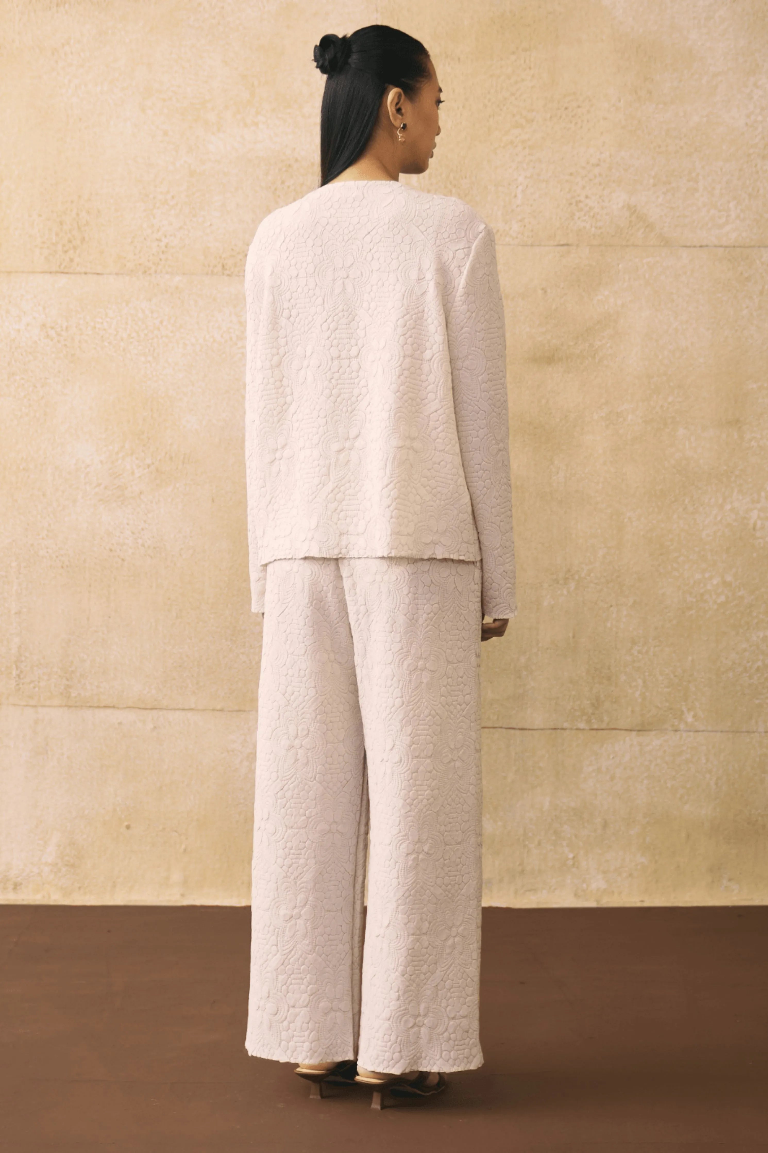 Ivory Ganni Co-Ord Set