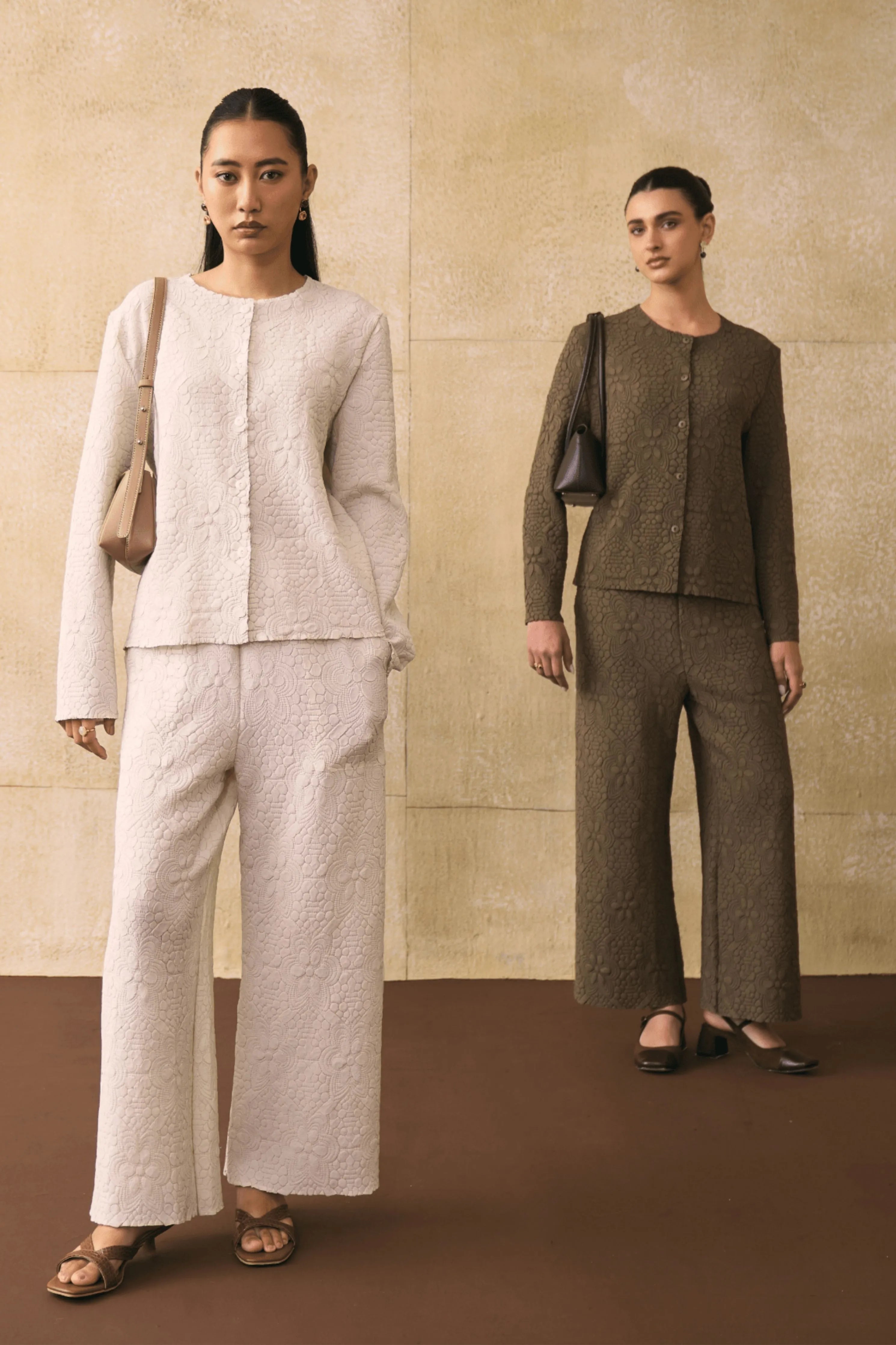 Ivory Ganni Co-Ord Set