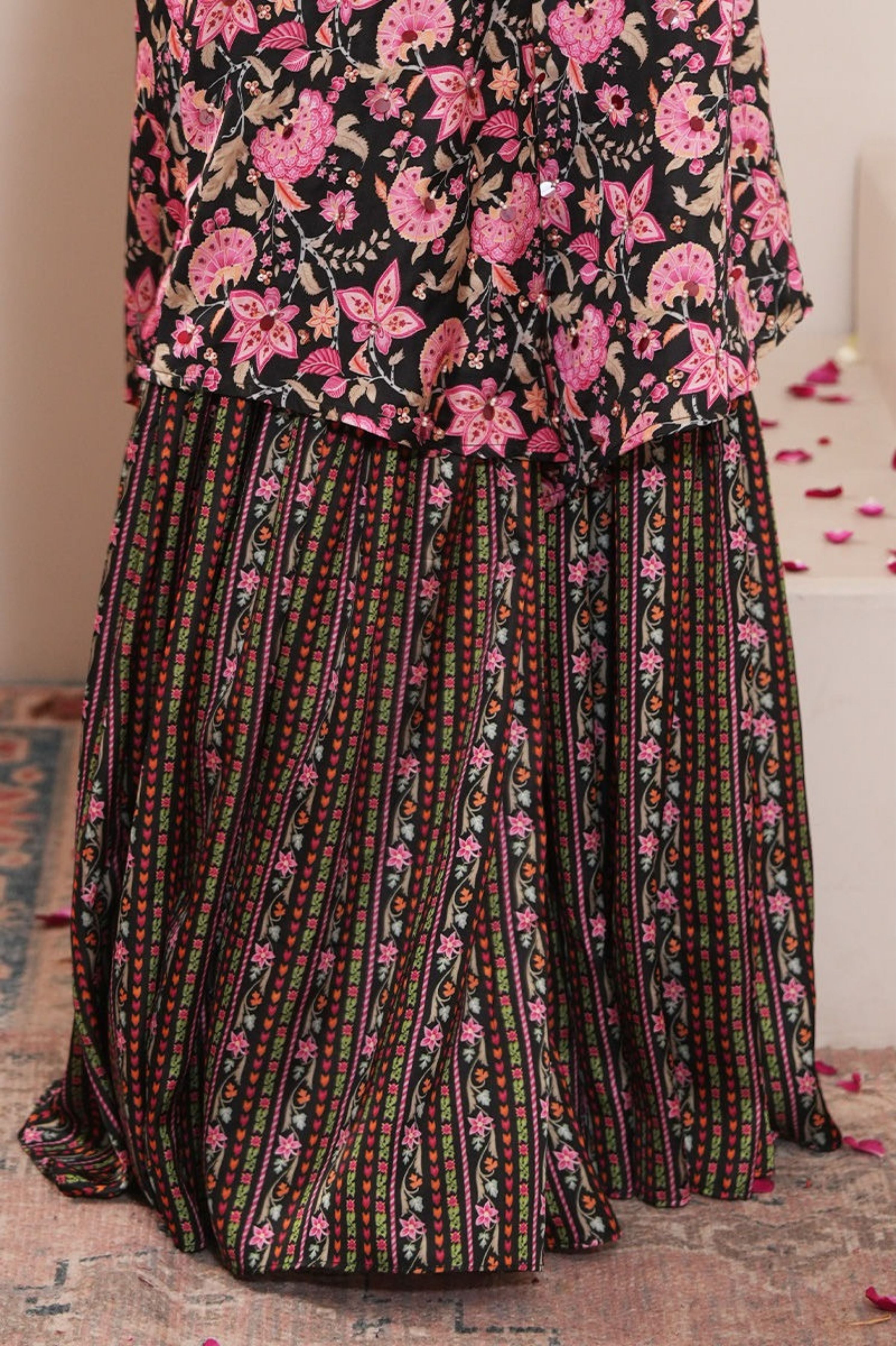 Rosheen Pearl Gharara Set