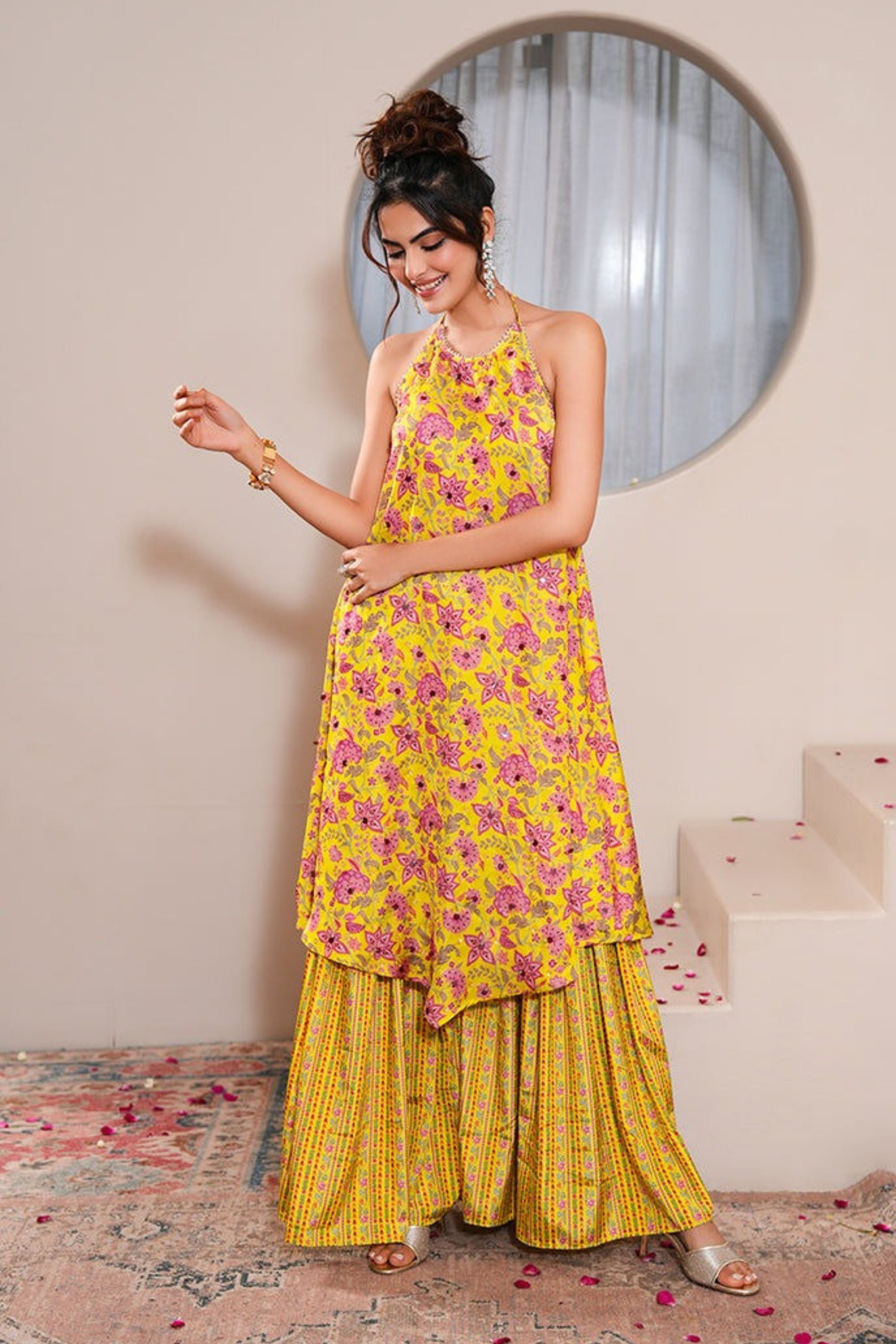 Jasmine Pearl Gharara Set