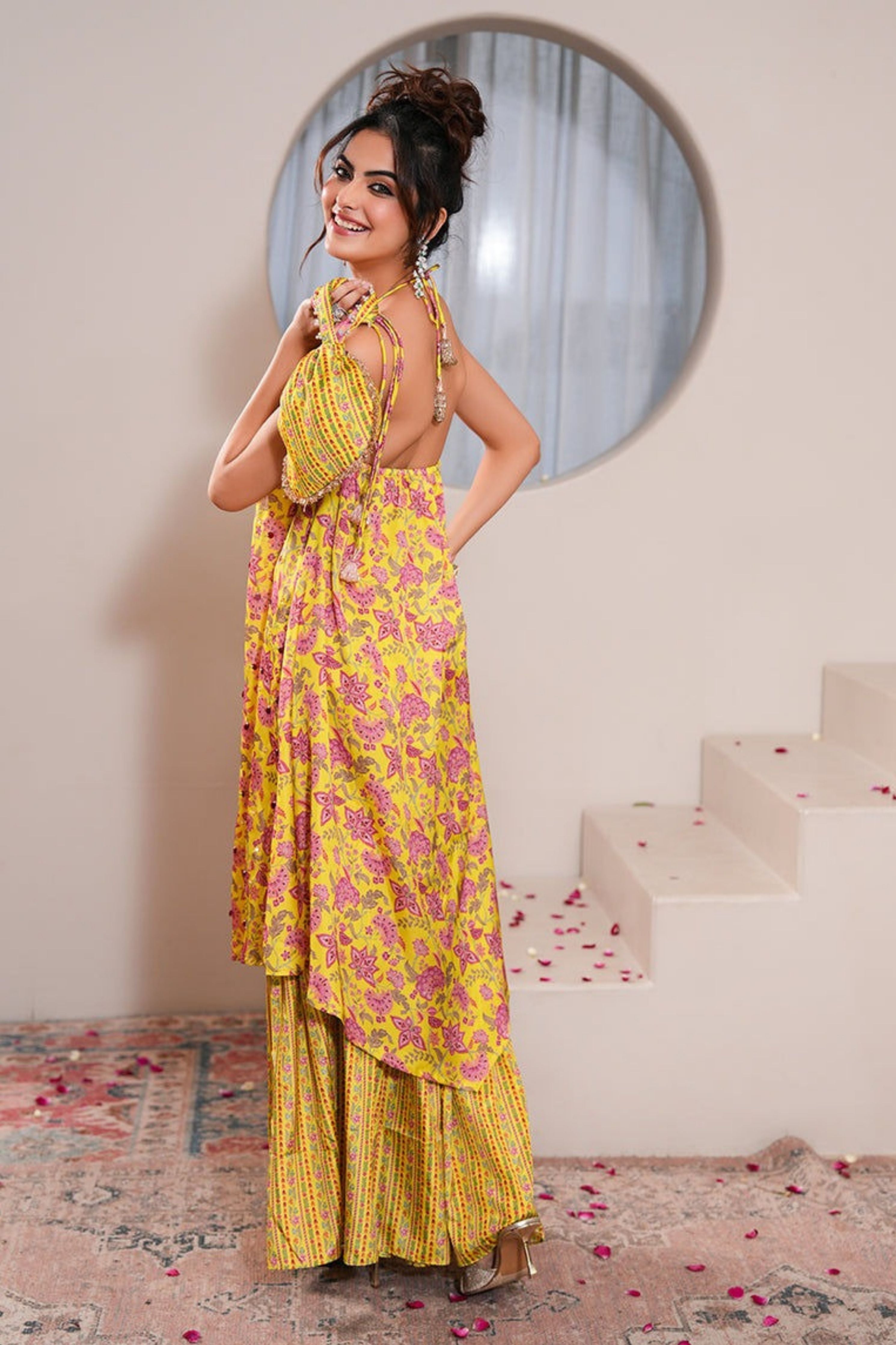Jasmine Pearl Gharara Set