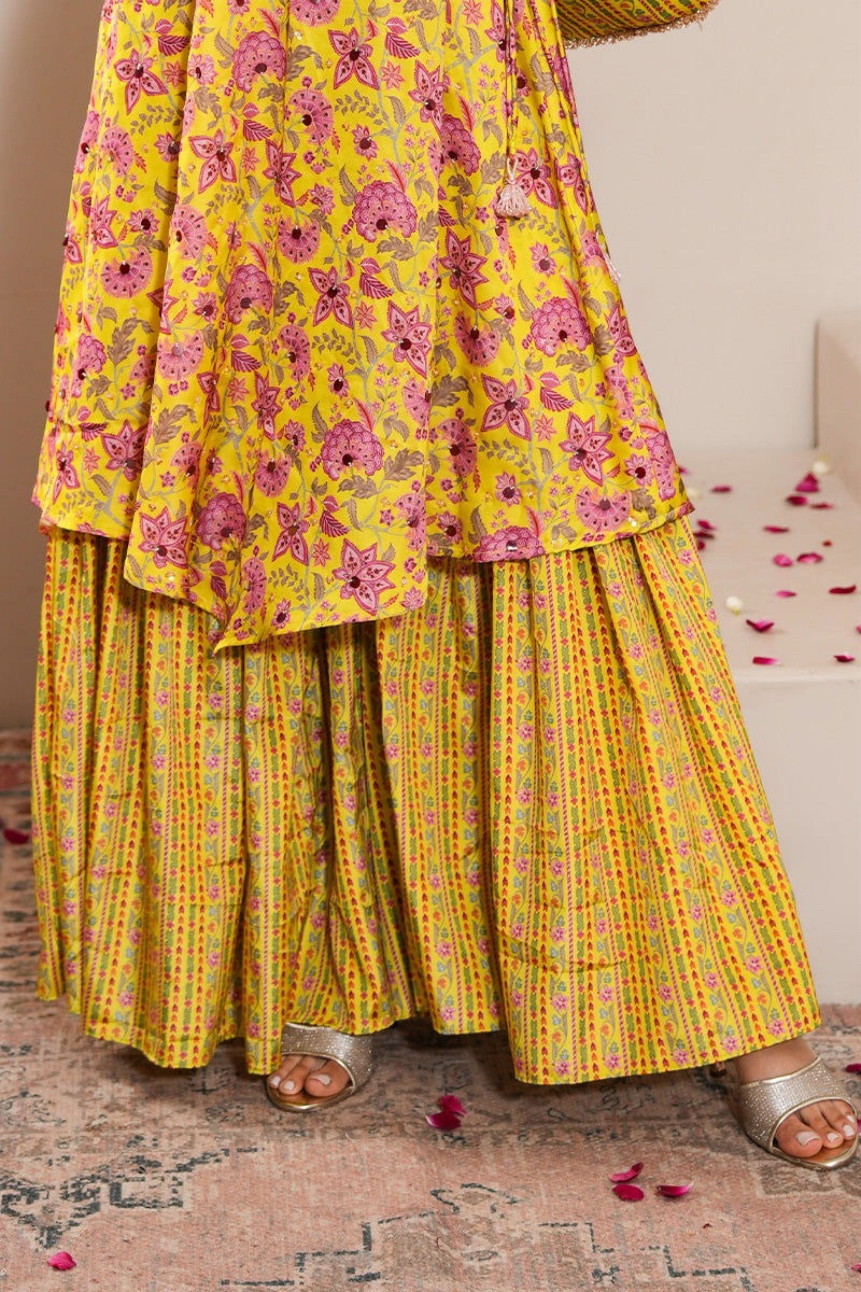 Jasmine Pearl Gharara Set