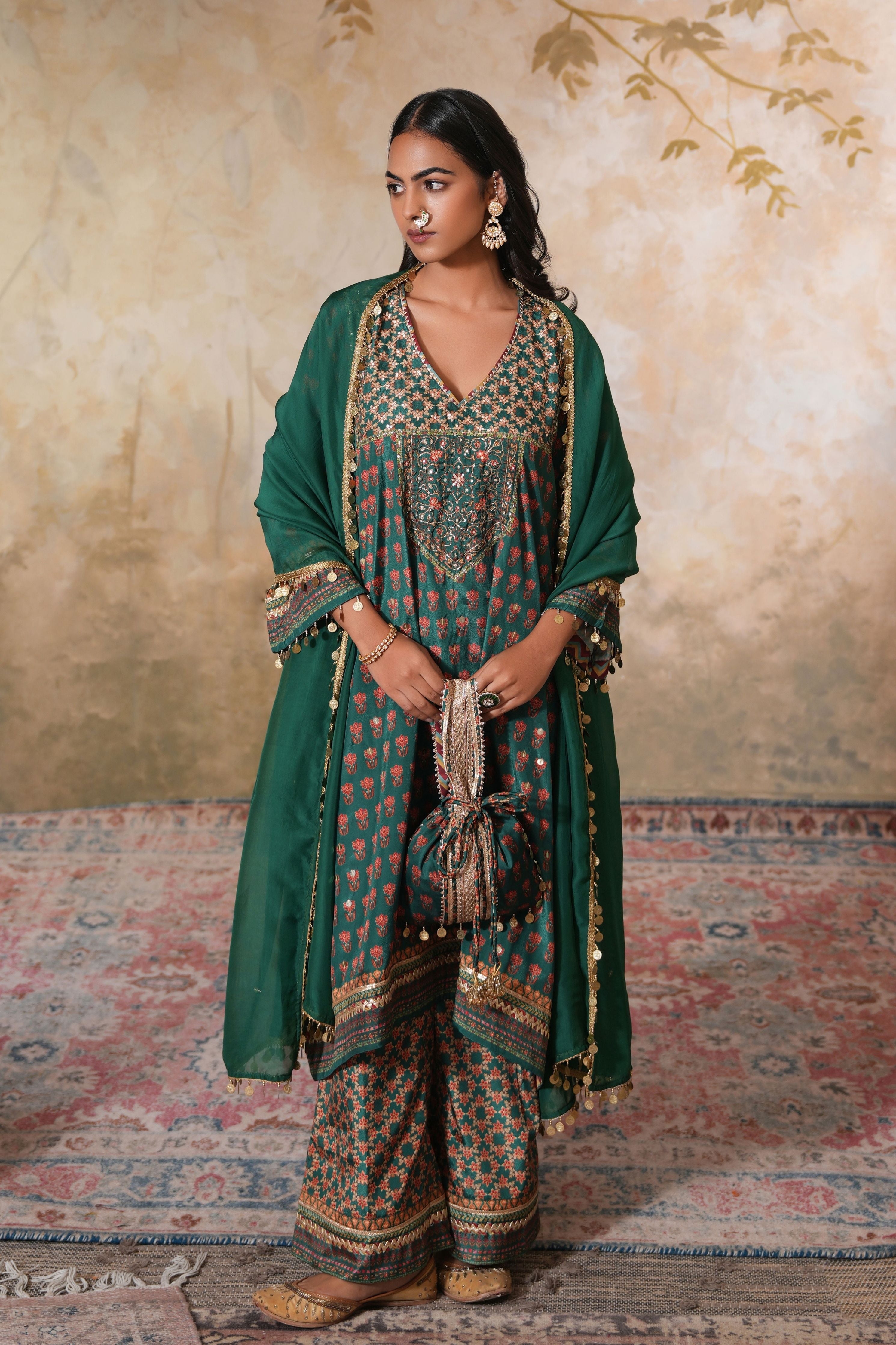Gulnaz Sitara Kurta Set With Dupatta