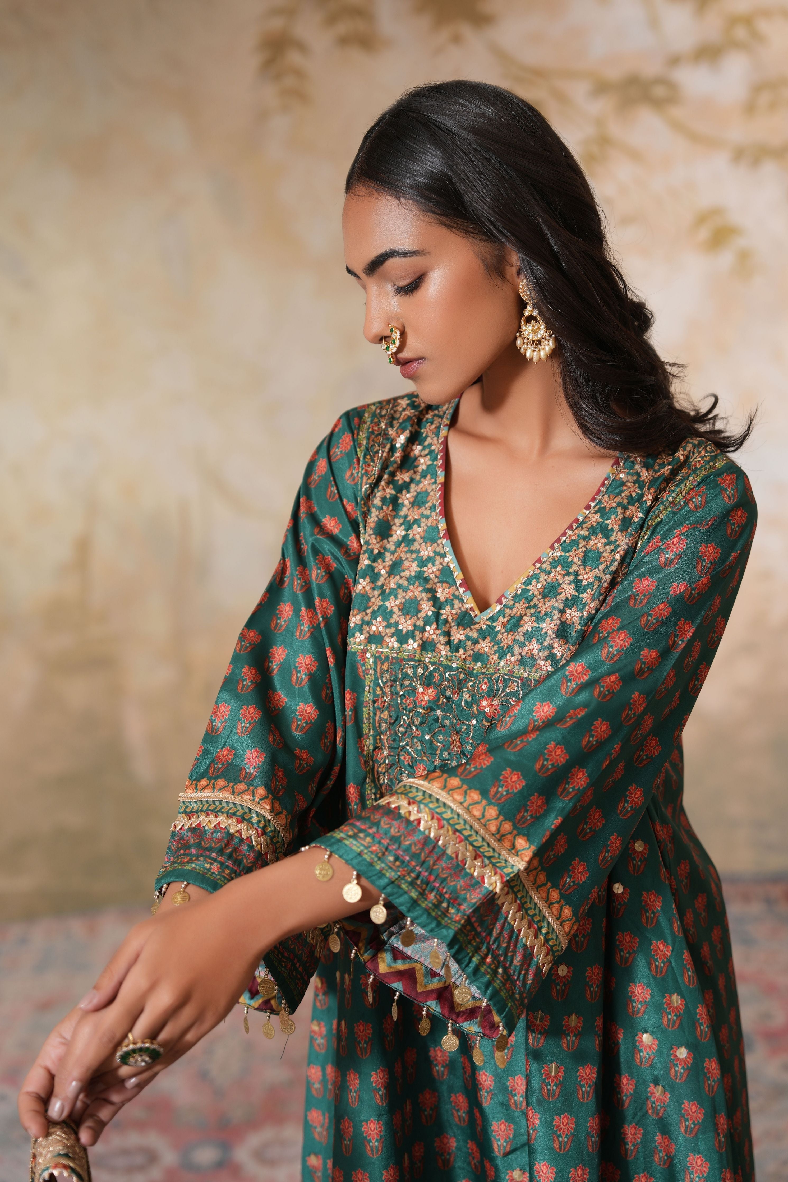 Gulnaz Sitara Kurta Set With Dupatta
