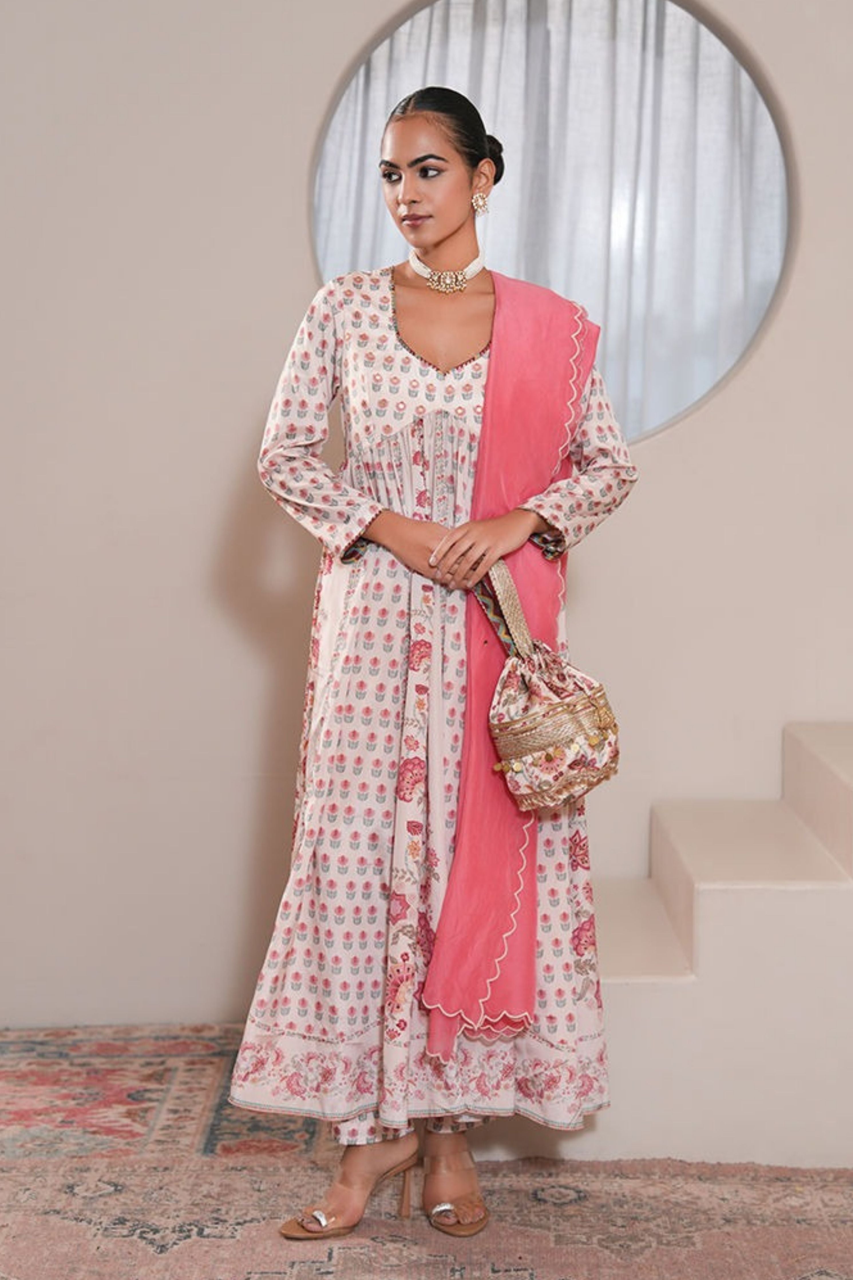 Aaliyah Mehrunissa Anarkali Set With Dupatta