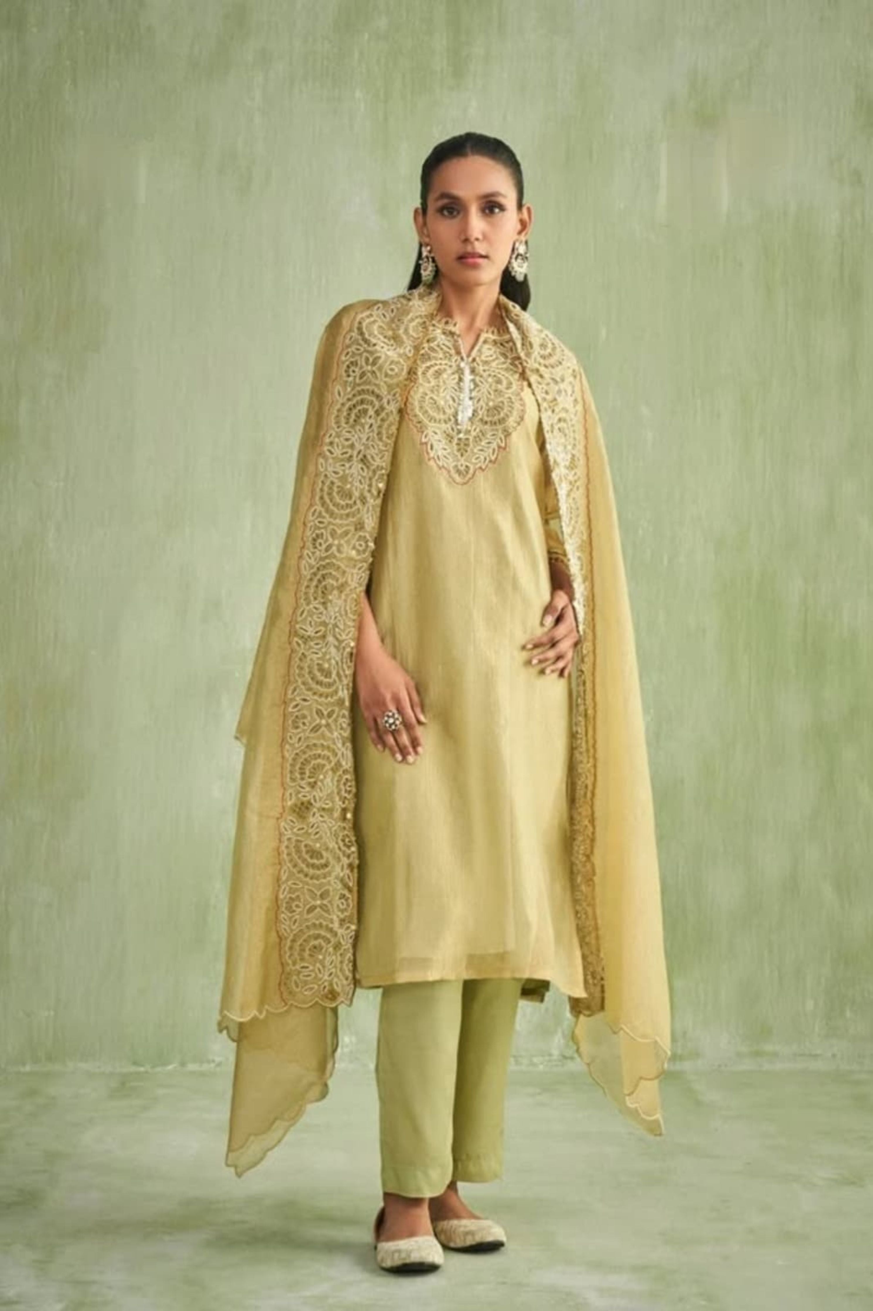 Green Crush Kurta Set