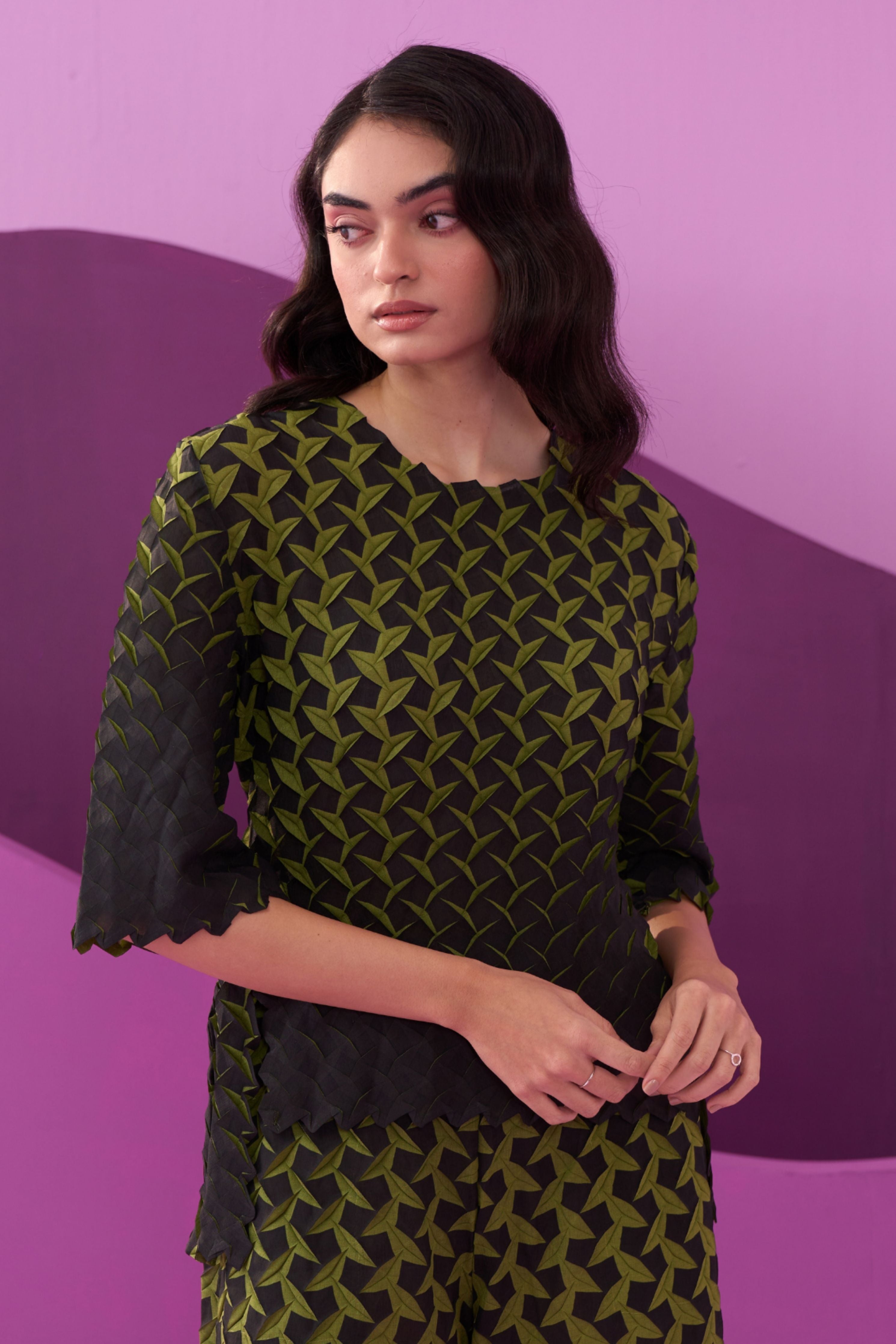 Green Edita Co-Ord Set