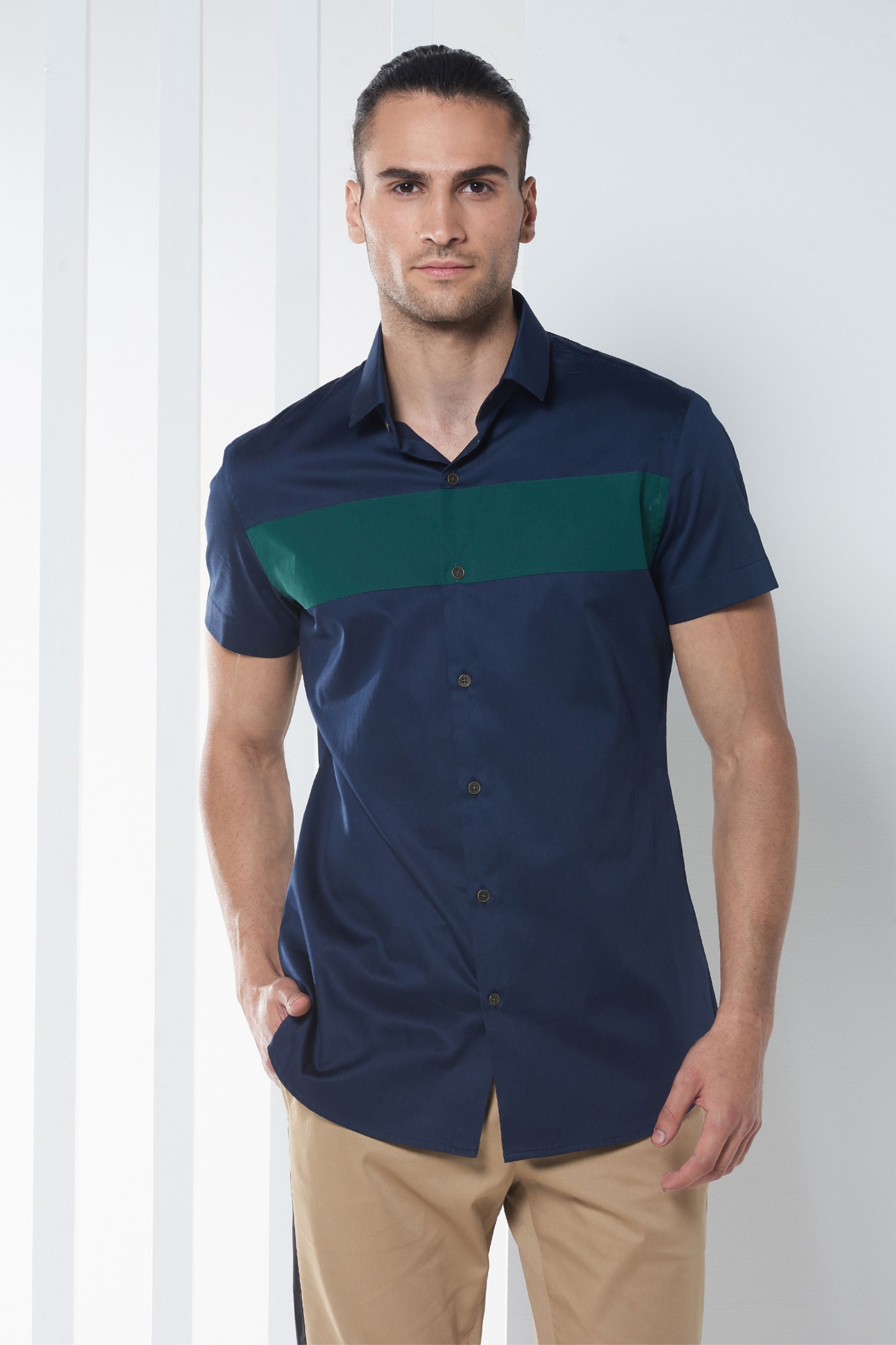 Green-Navy Bar