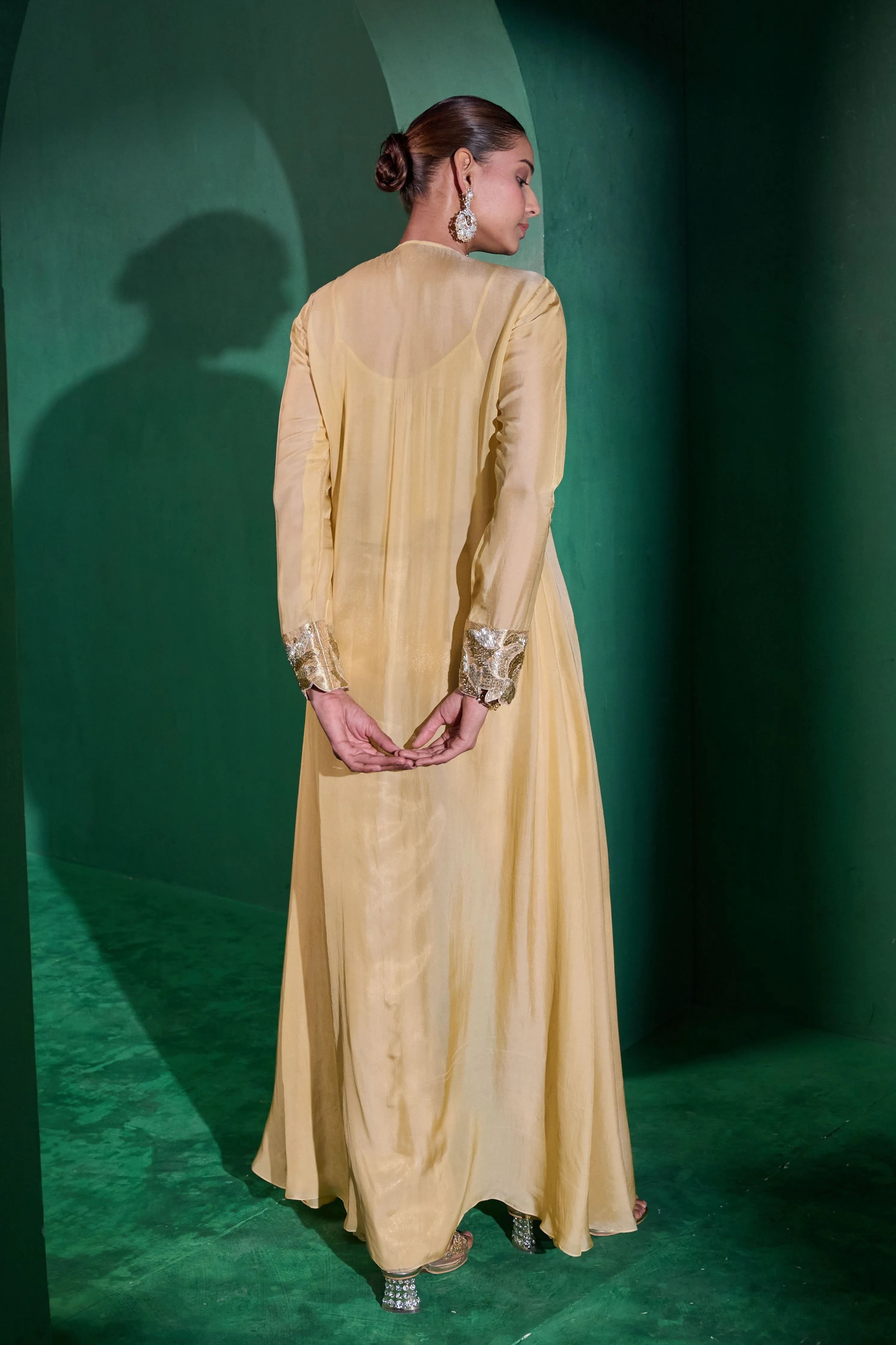Gulzar Gilded Dress With Pants