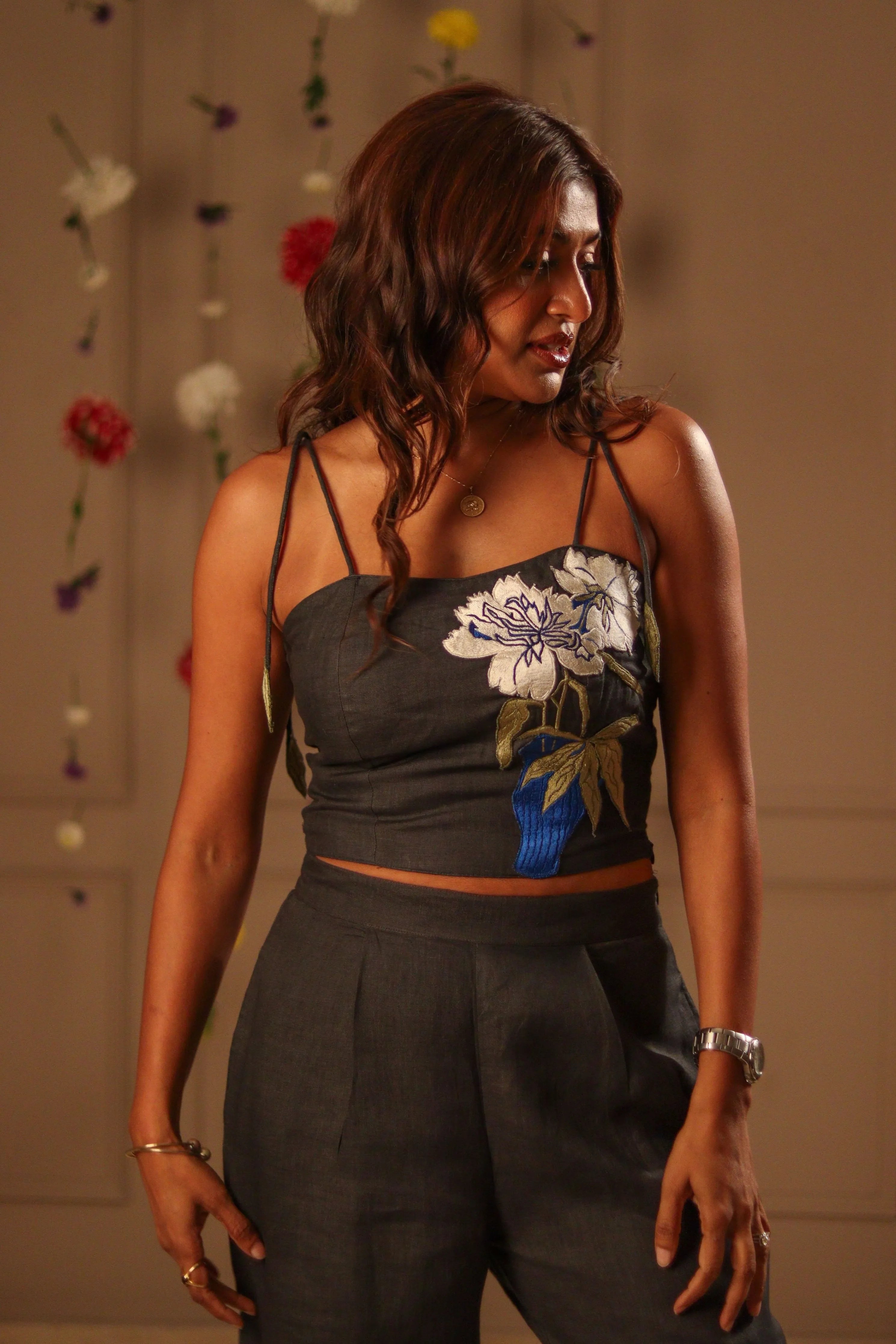Delphine Linen Bustier