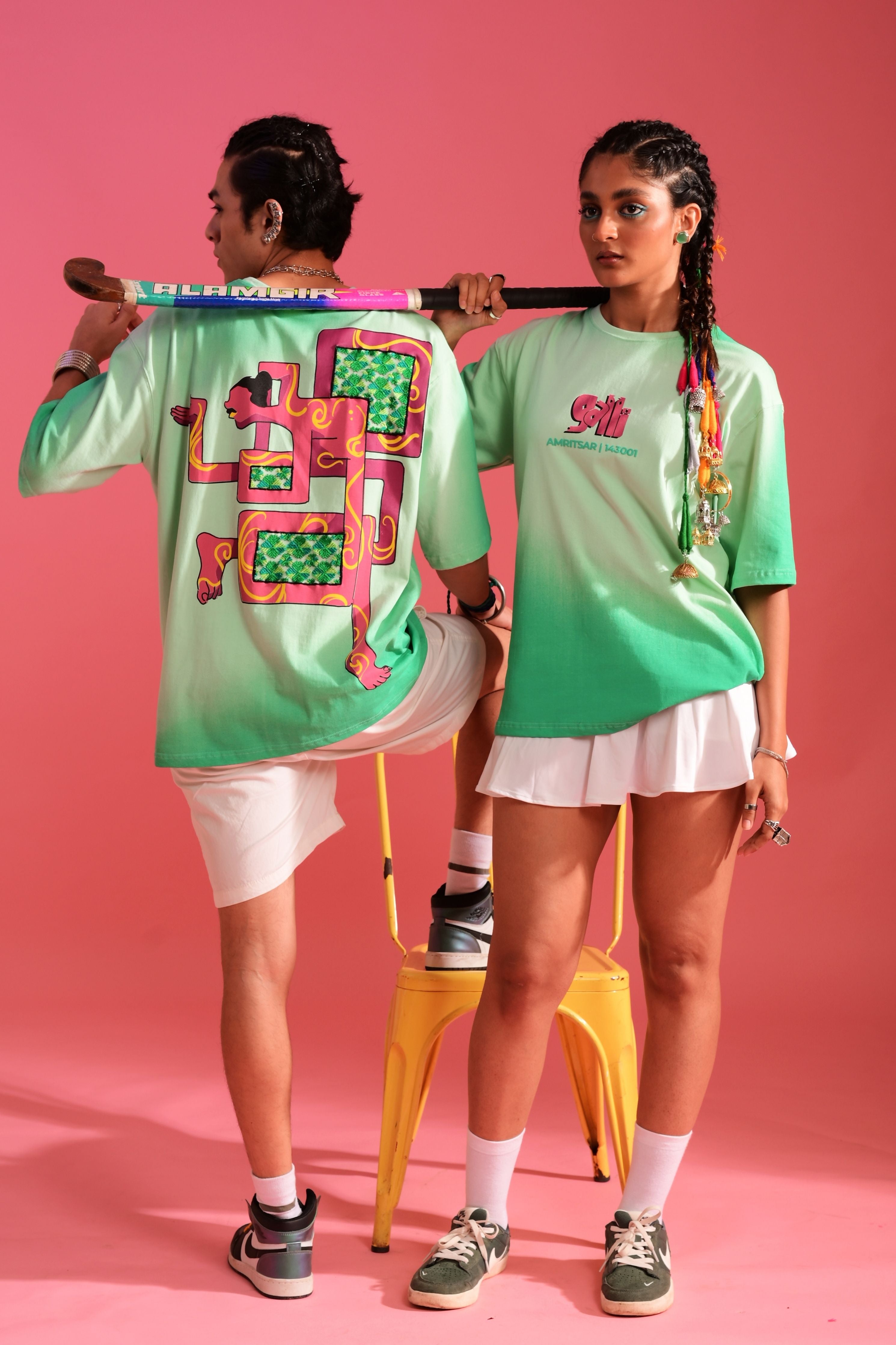 Heer Green Tee