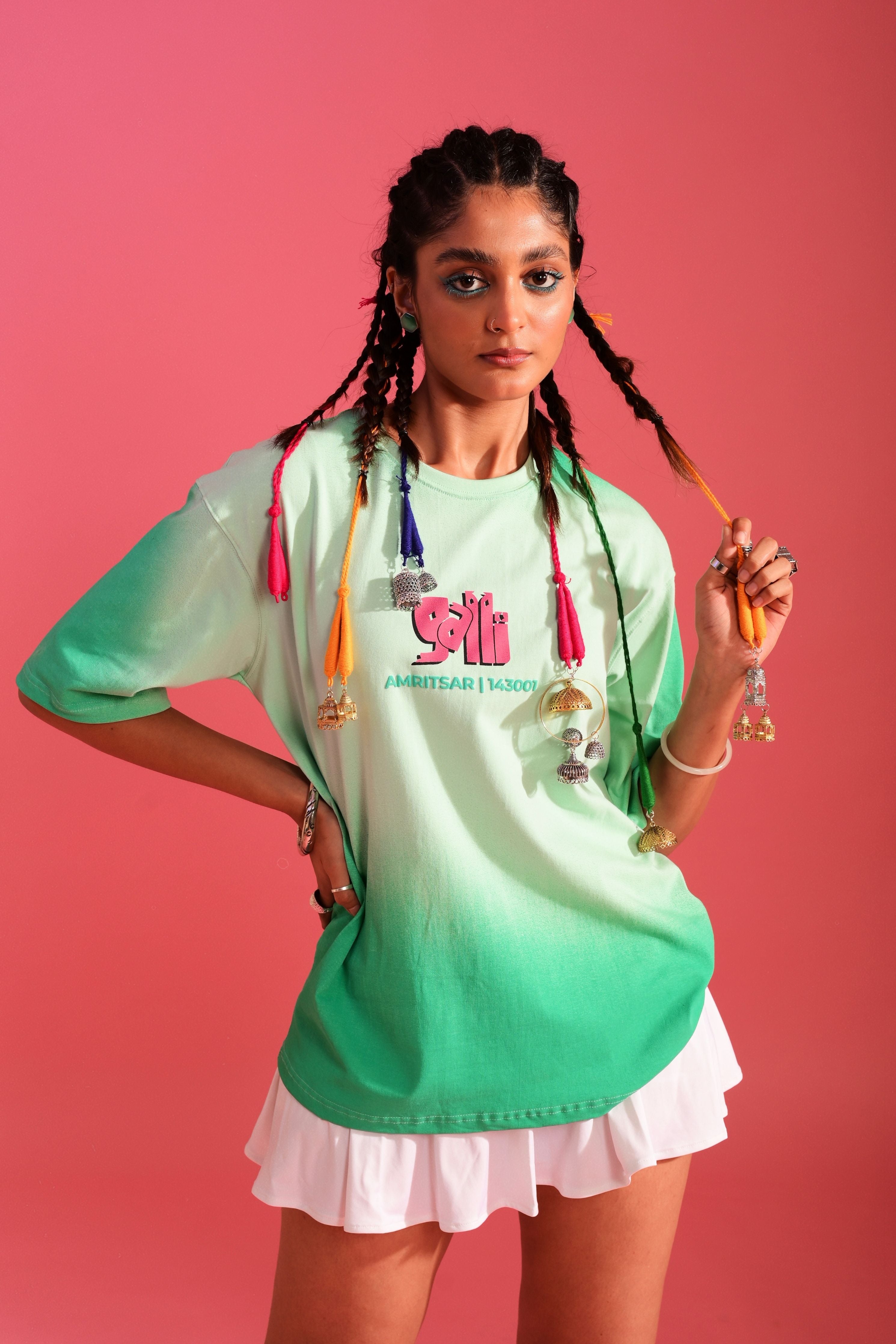 Heer Green Tee