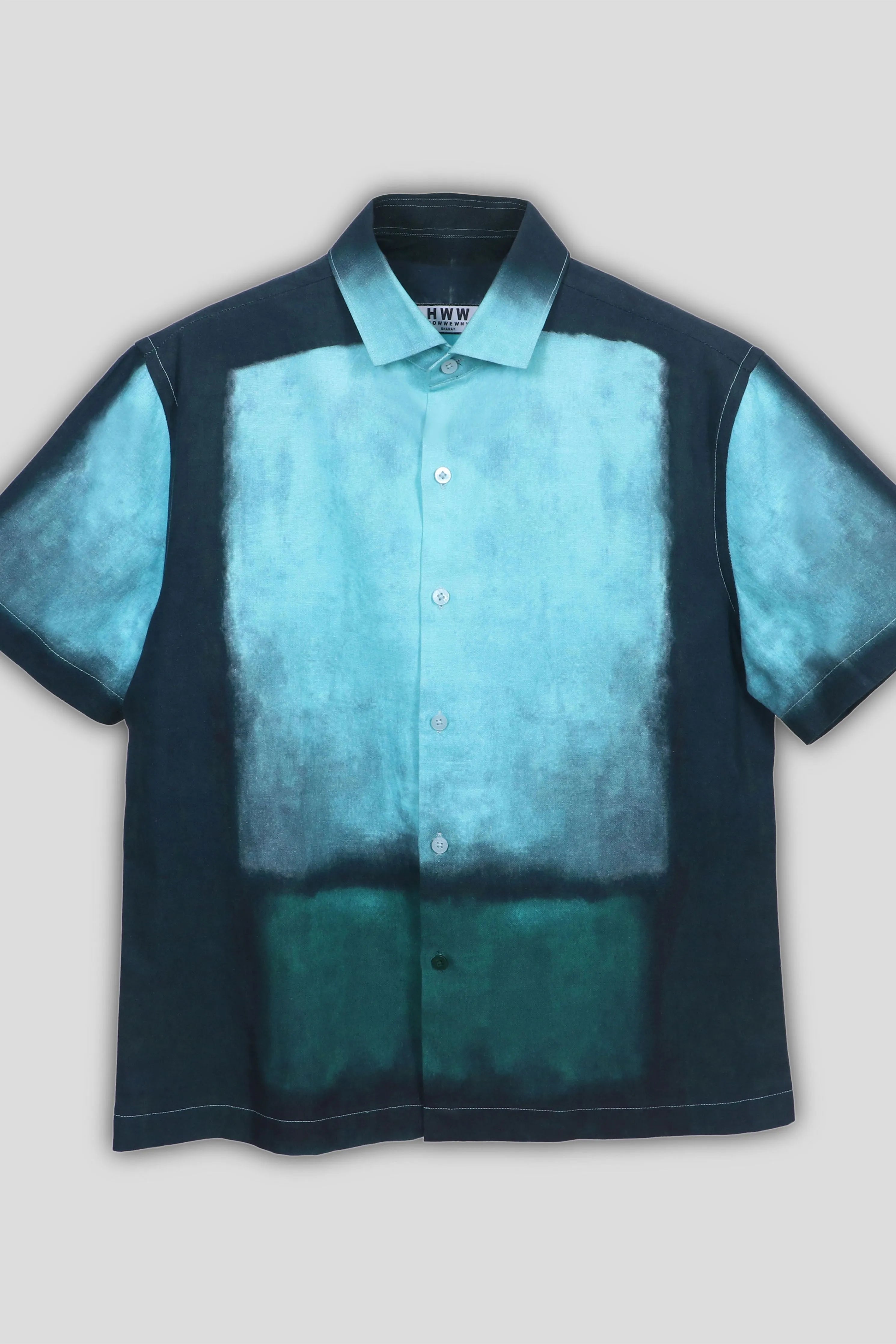 Forest Teal Green Gradient Shirt