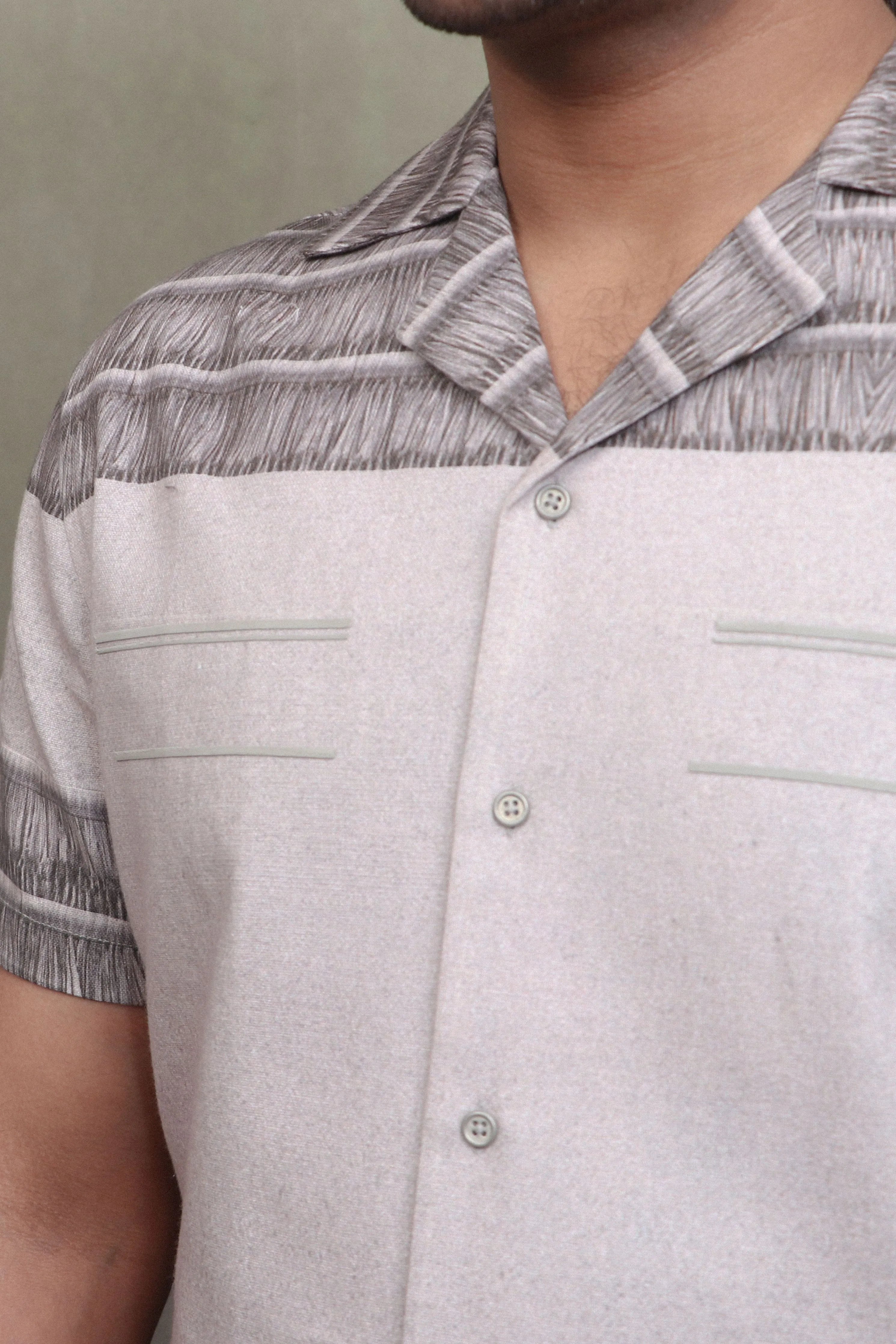 Assam Grey Khadi Shirt