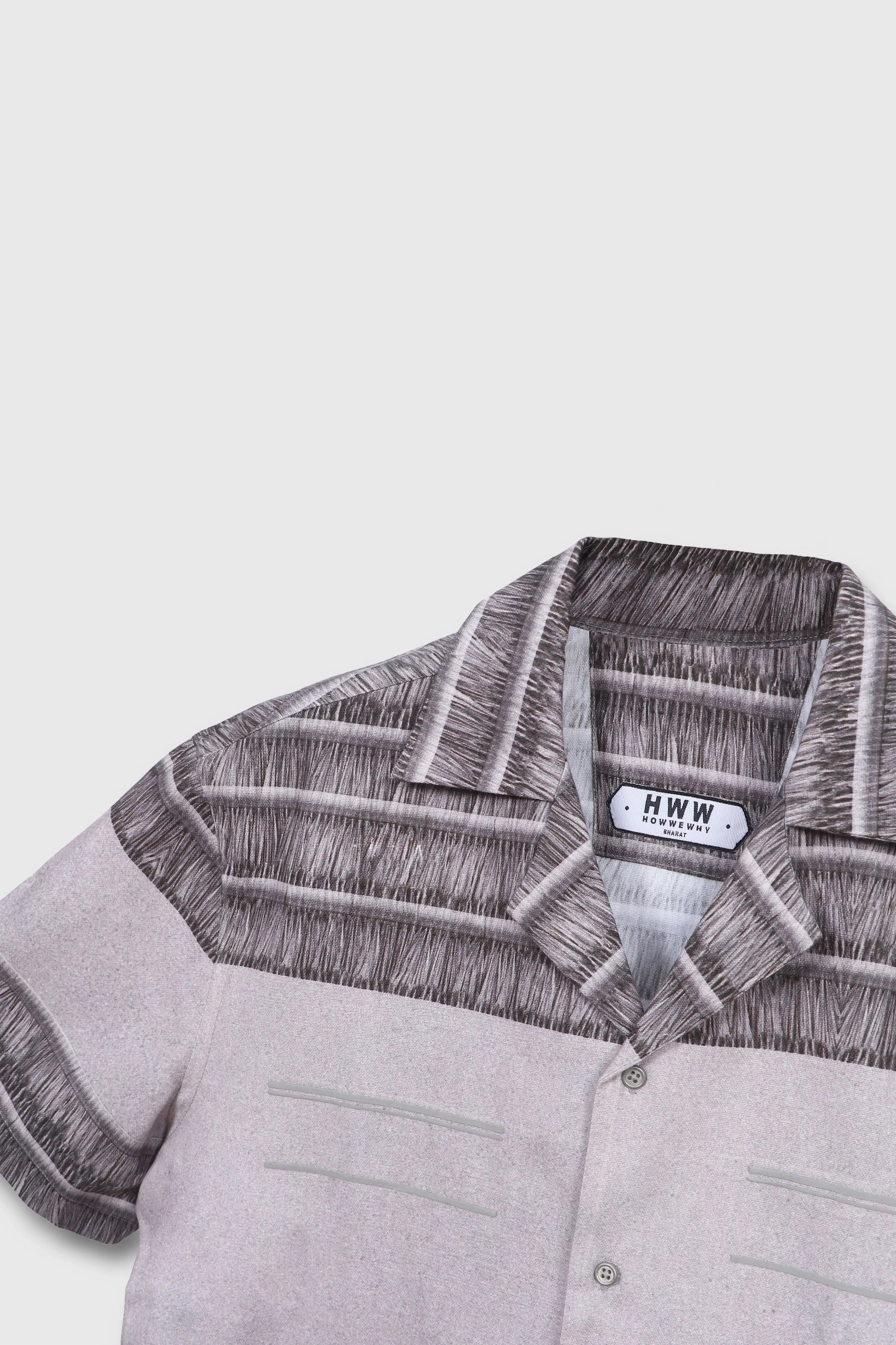 Assam Grey Khadi Shirt