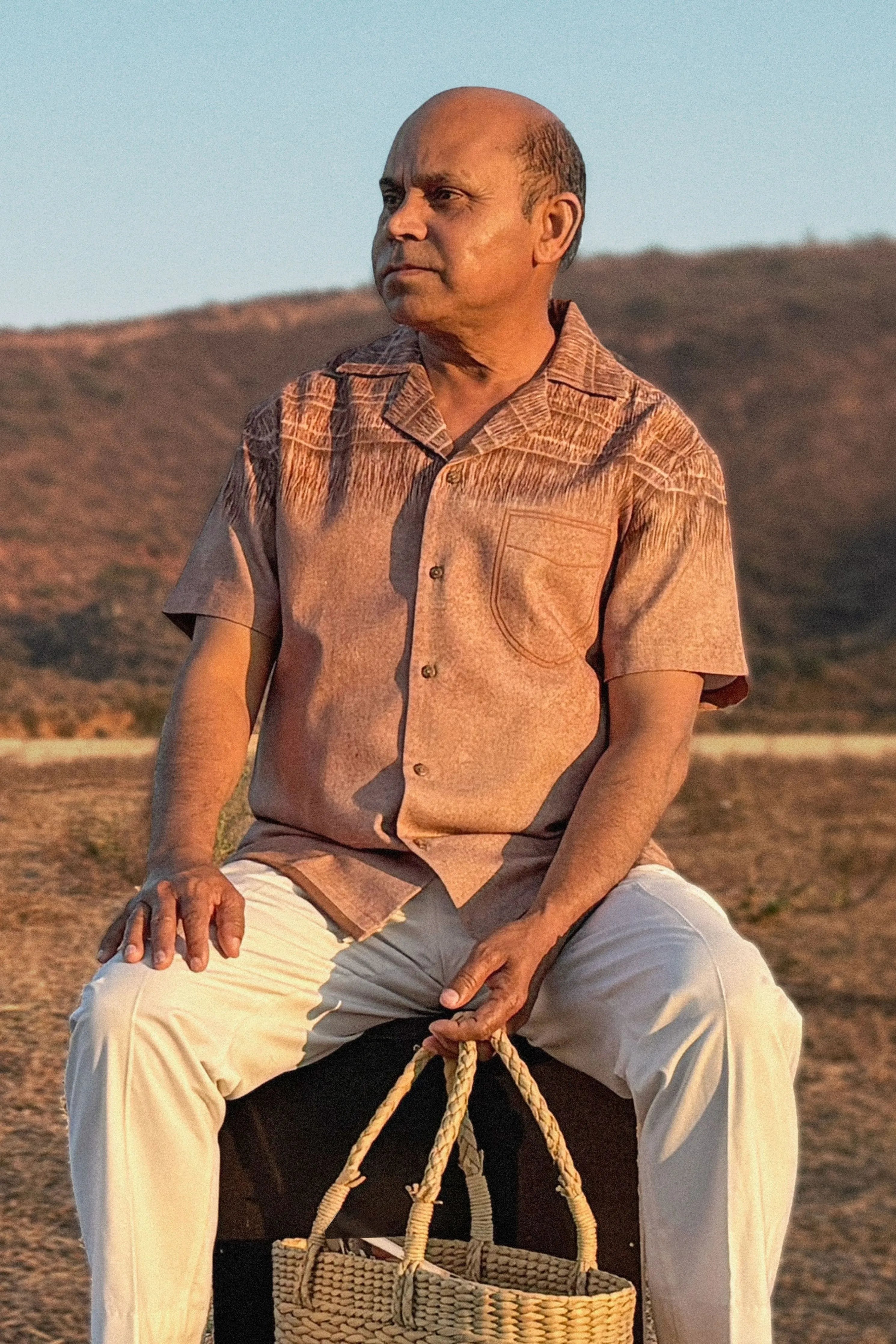 Kutch Brown Khadi Shirt