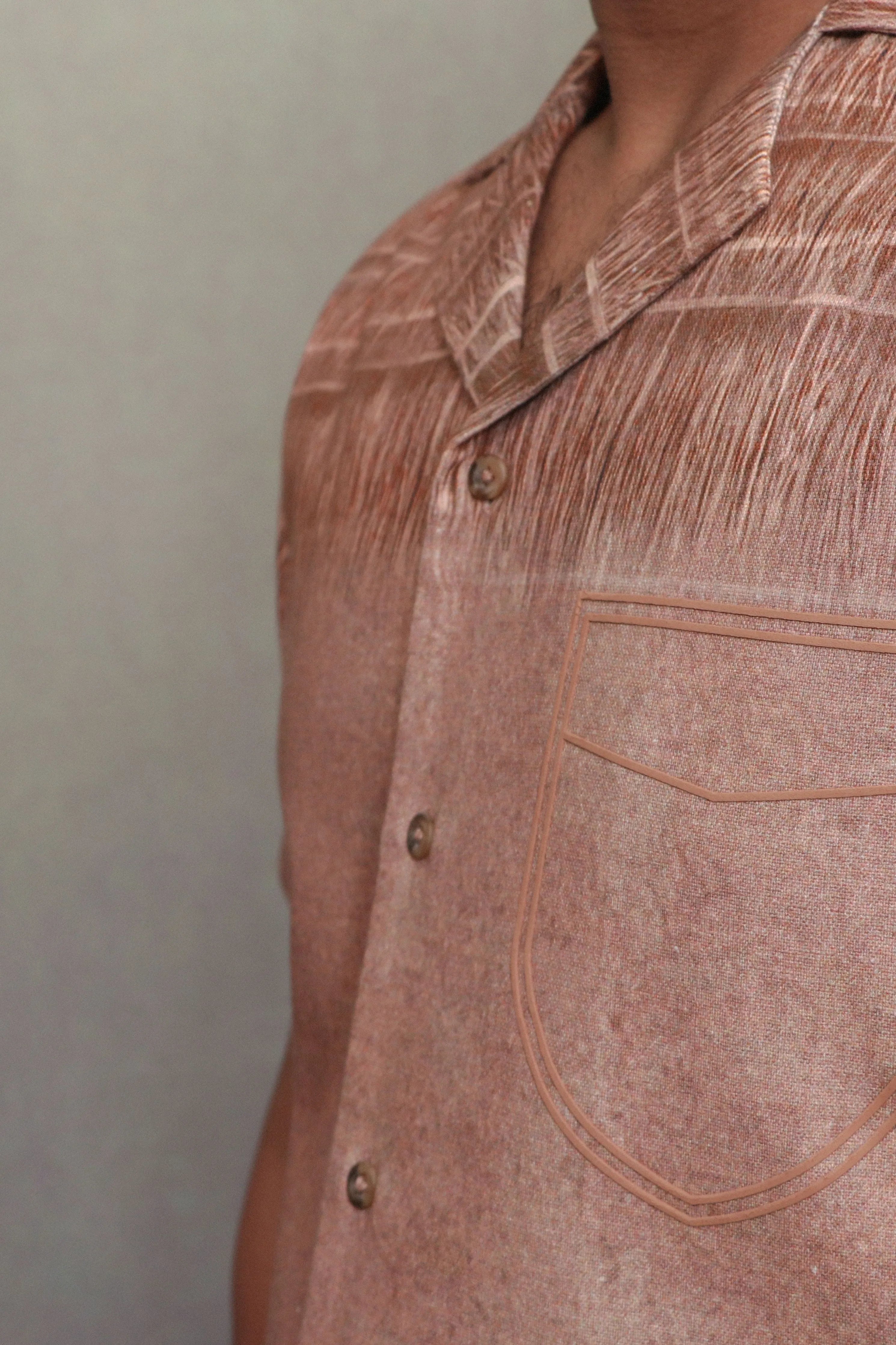 Kutch Brown Khadi Shirt
