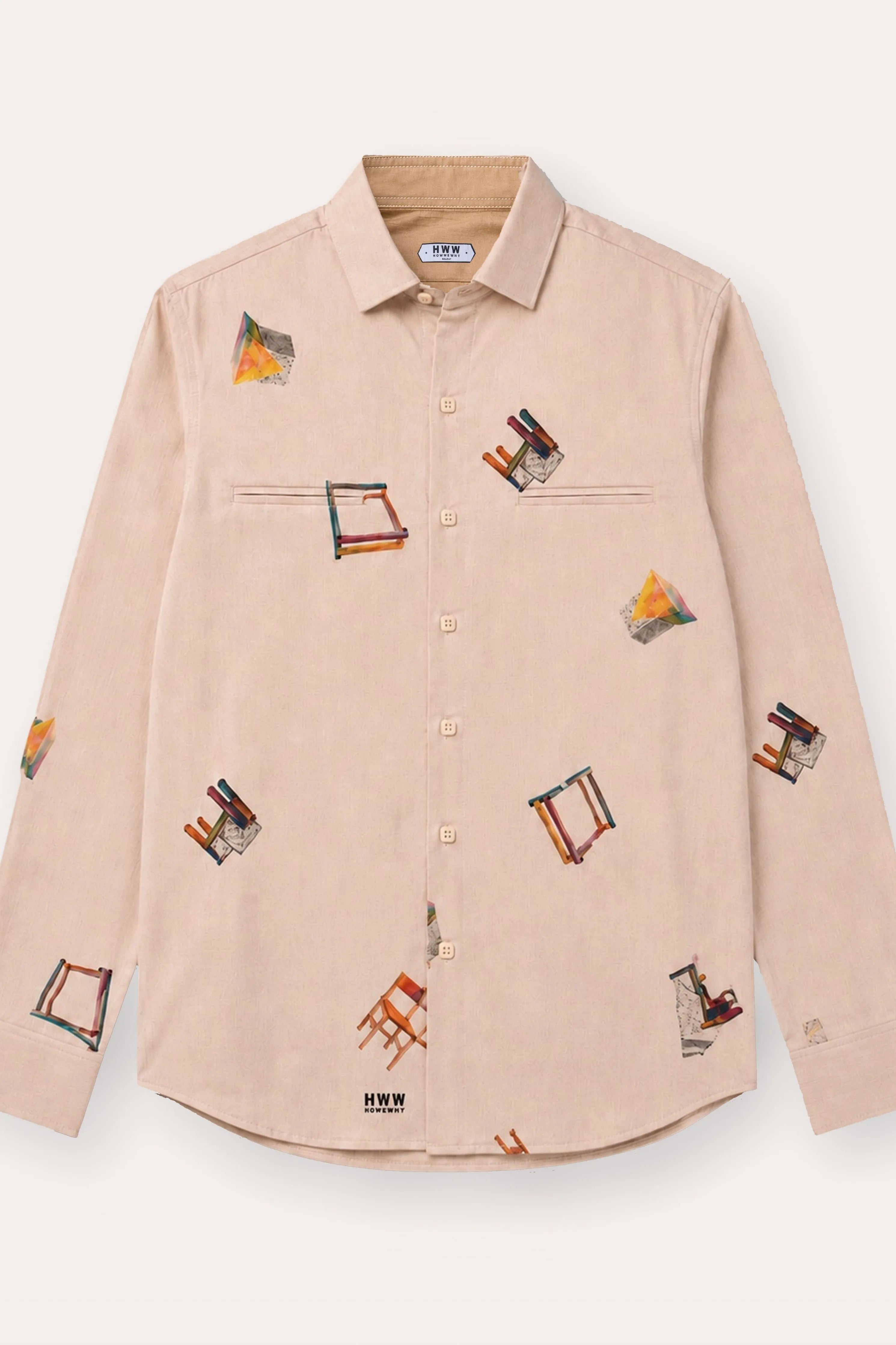 Furniture Print Mesh Shirt