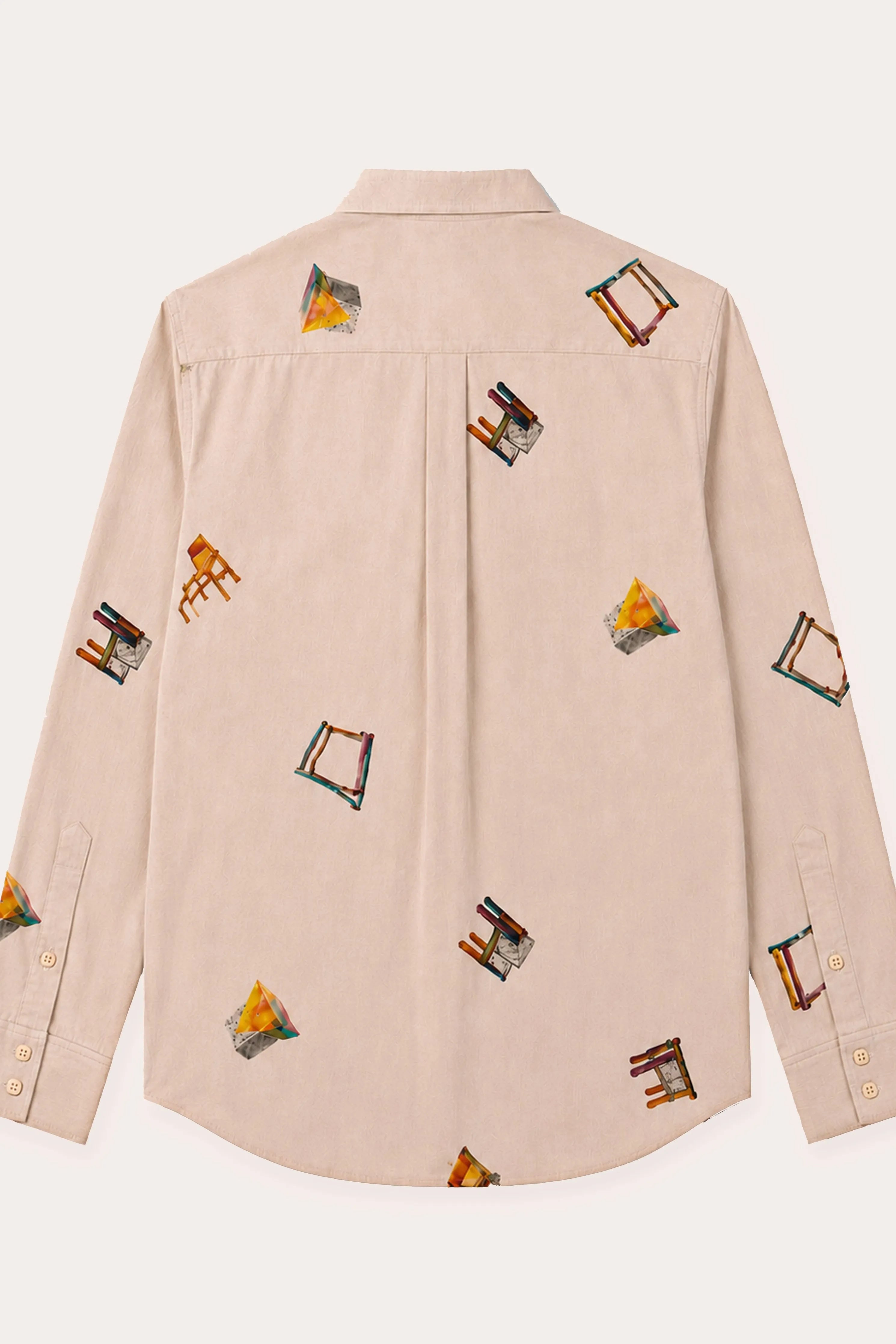 Furniture Print Mesh Shirt