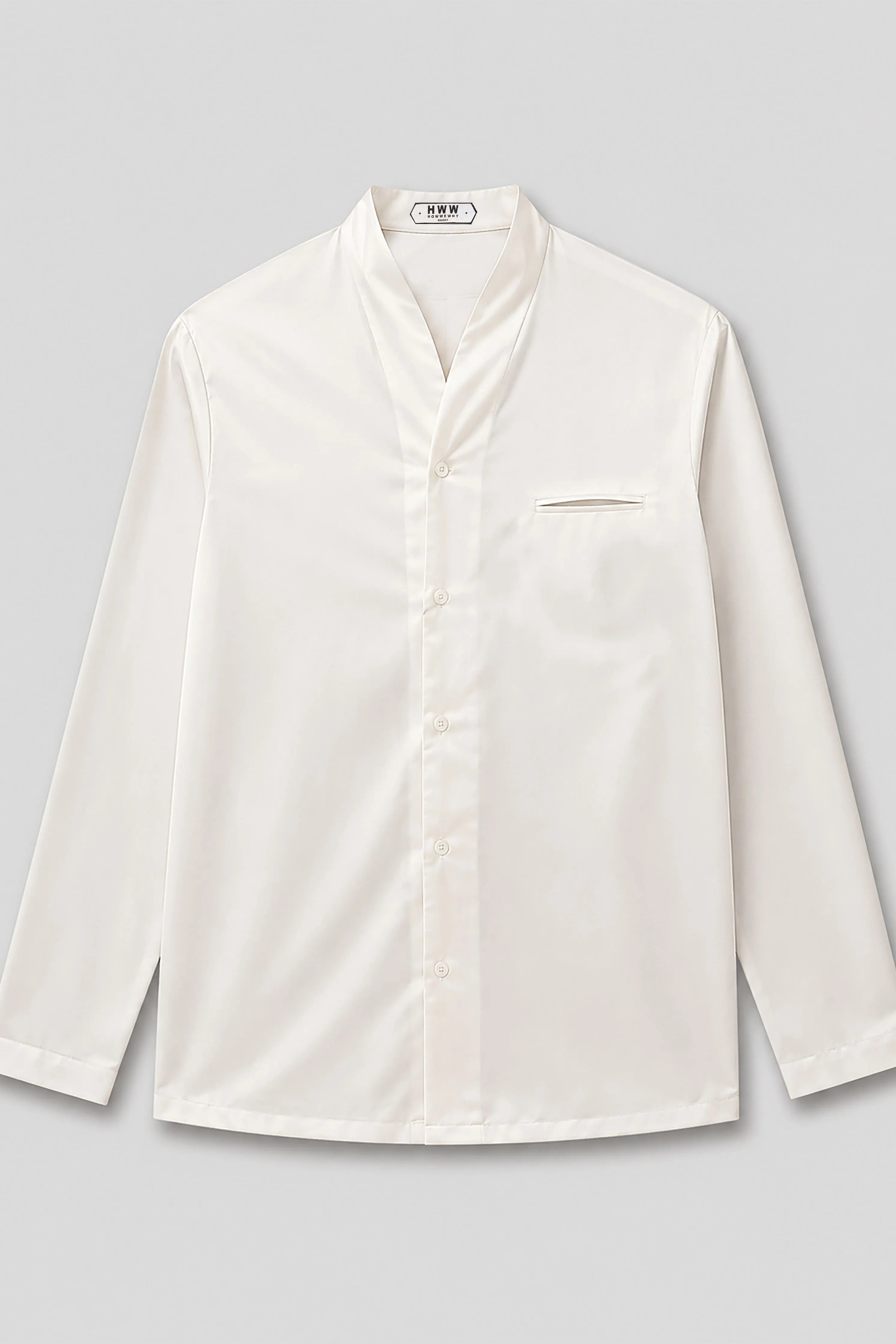 Shawl Collar Tailored Fit Shirt