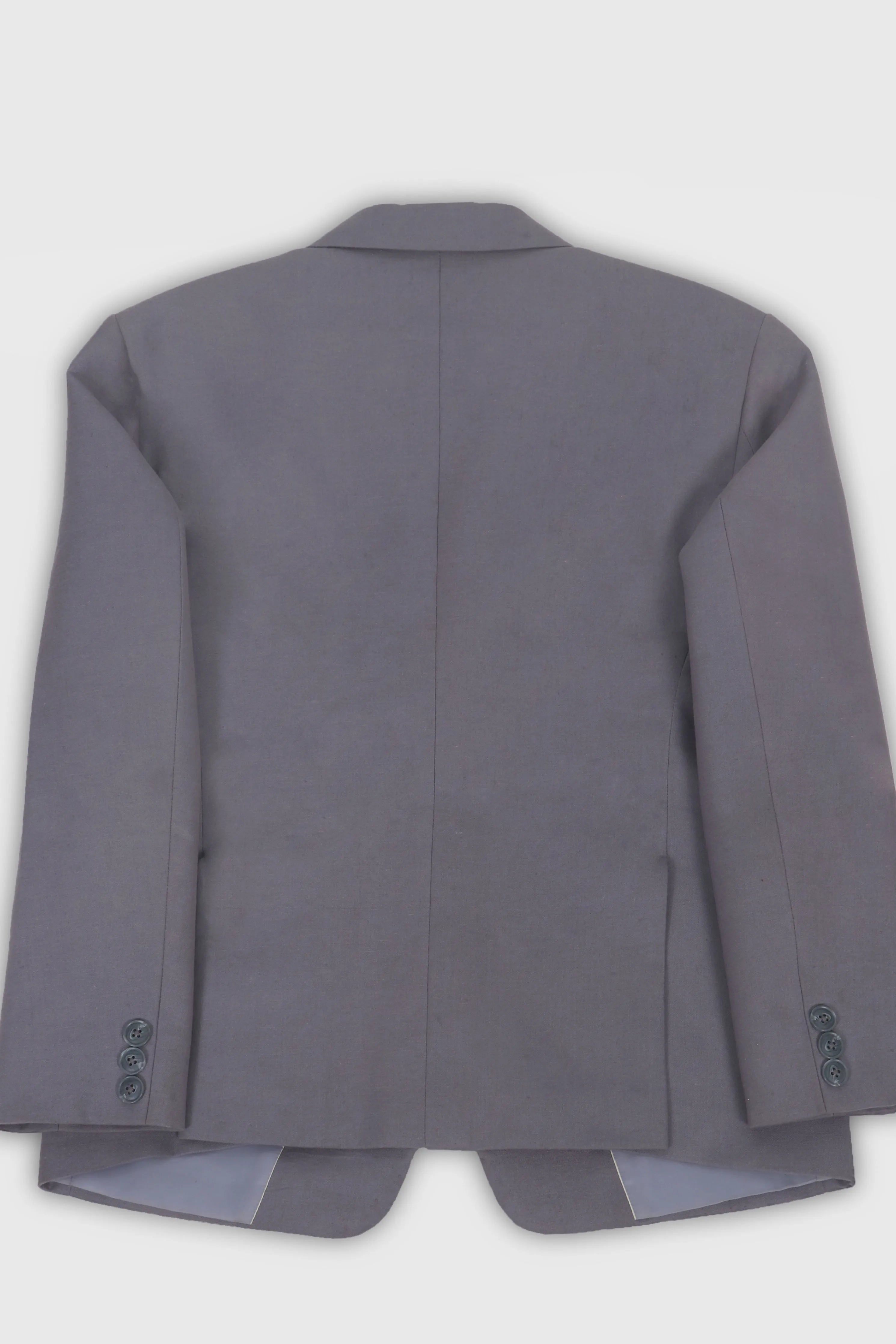 Single Breasted Grey Suit