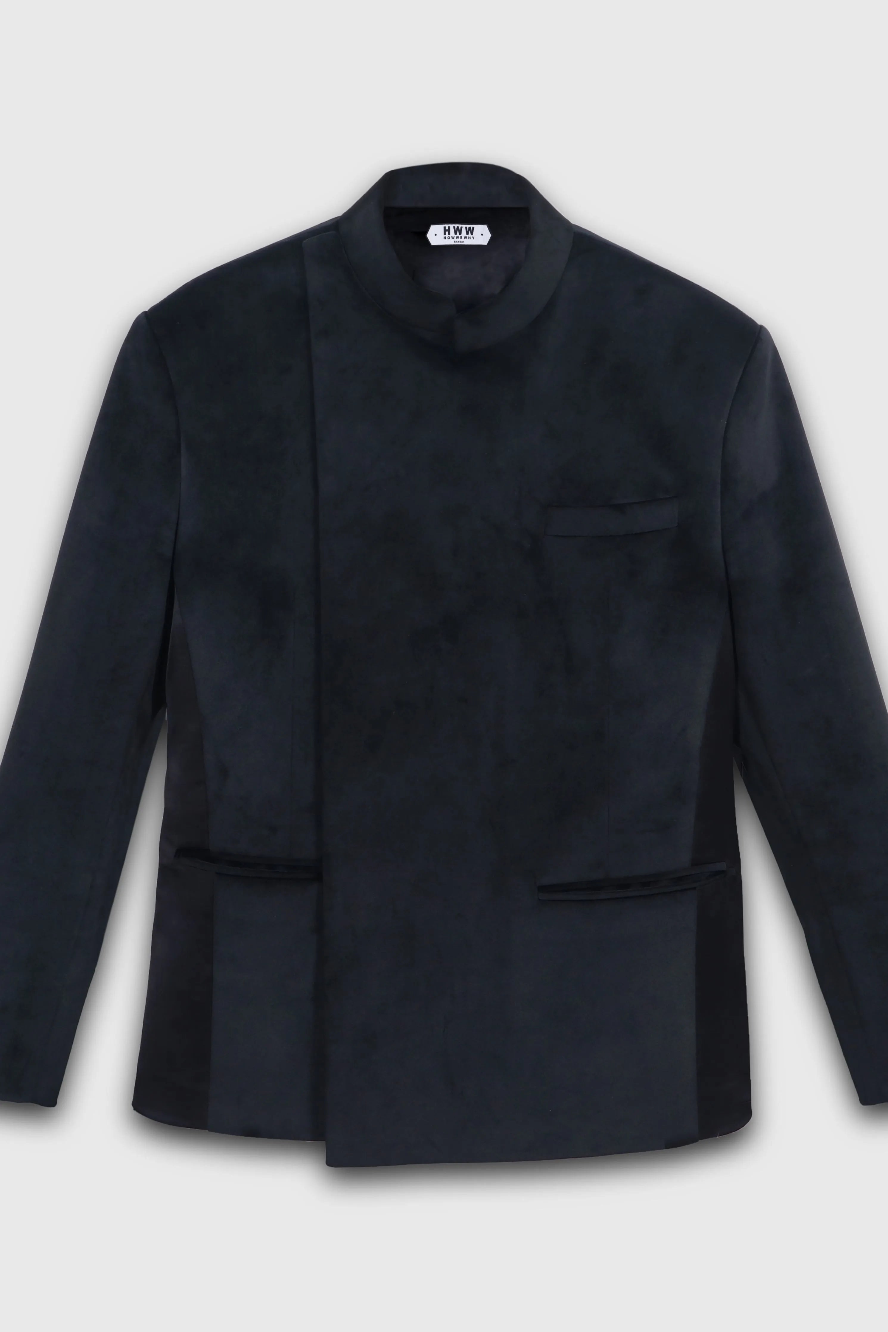 Black Tailored Fit Evening Jacket