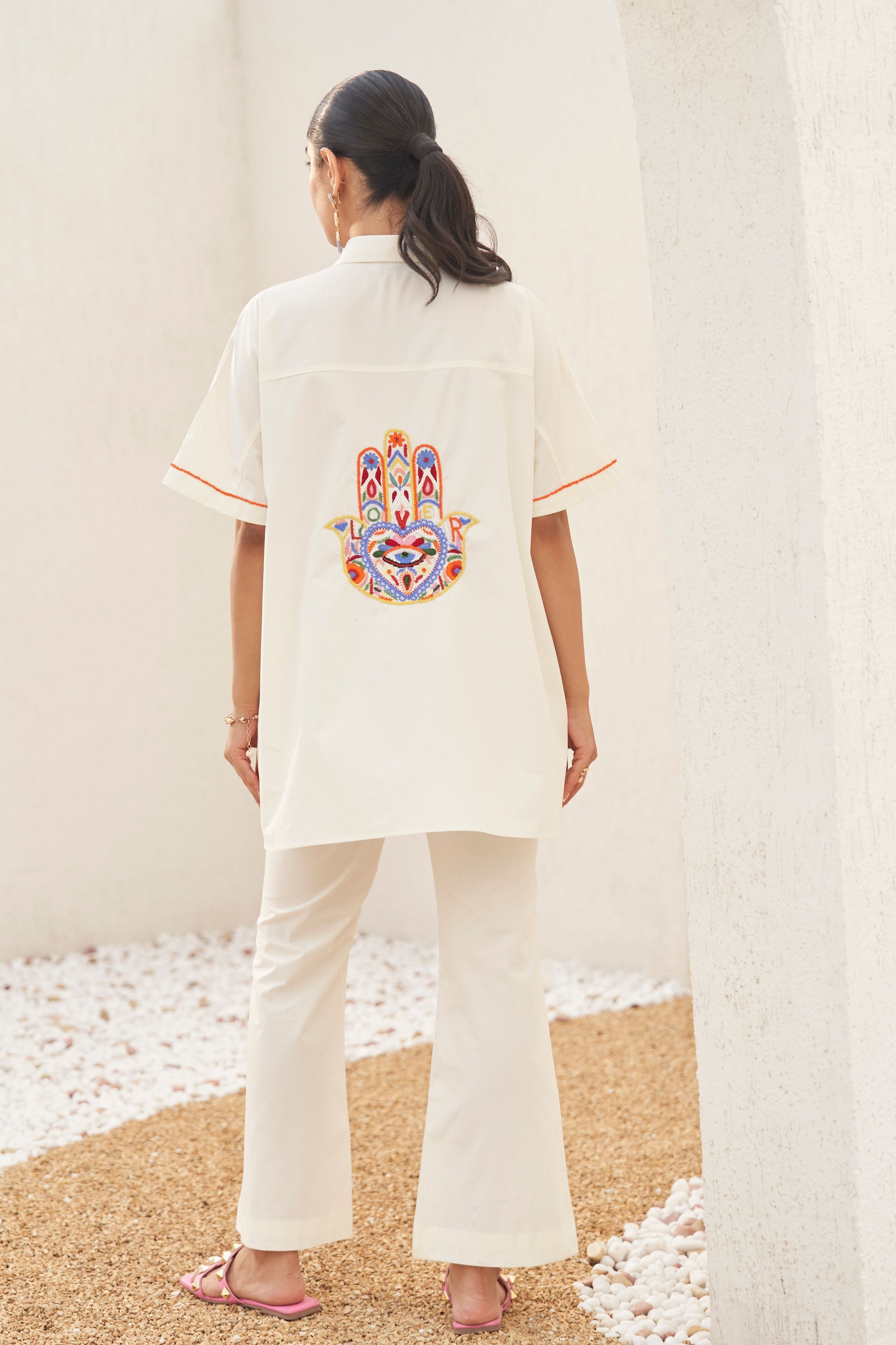 Hamsa Charm  Co-Ord Set