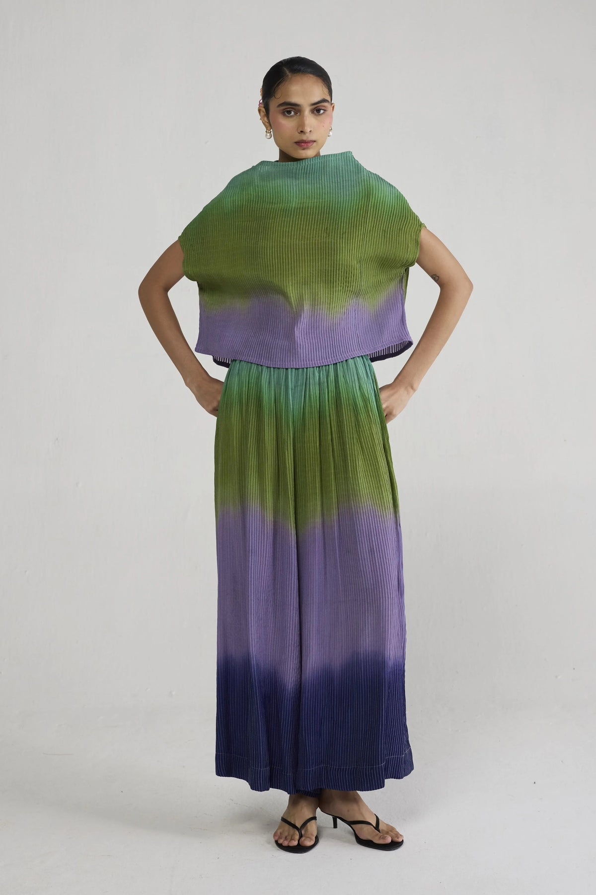 Hana Pintucks Top