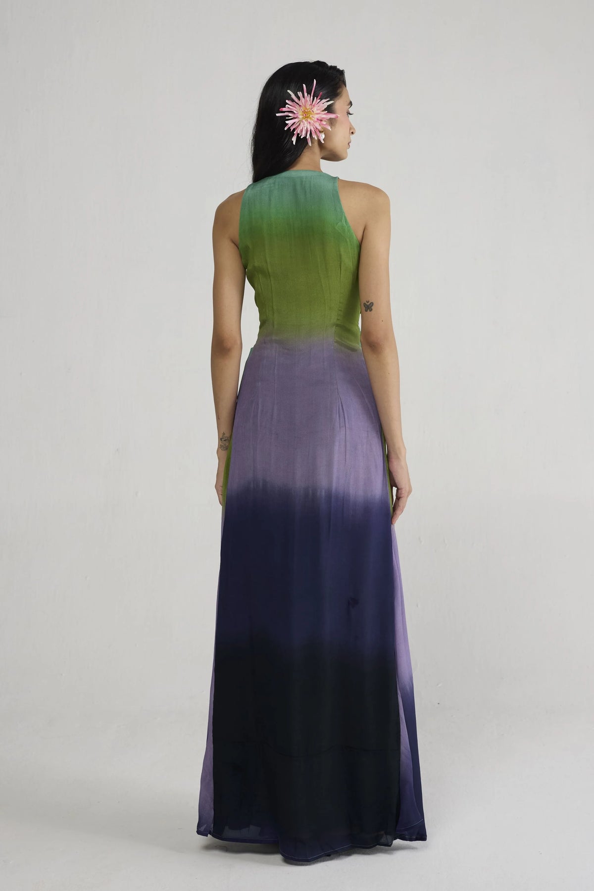 Hana V Neck Draped Dress