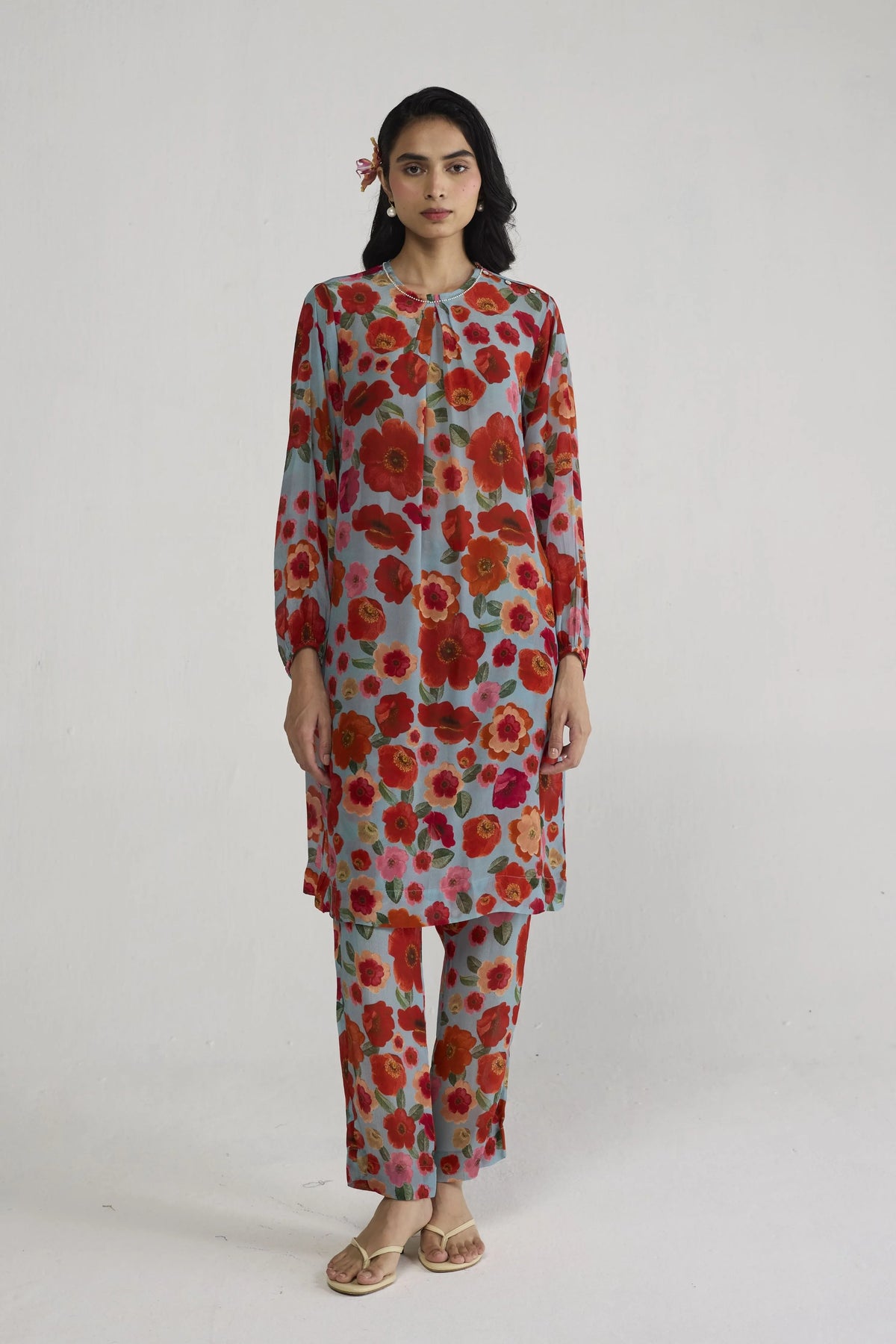 Haruka Crepe Kurta Set