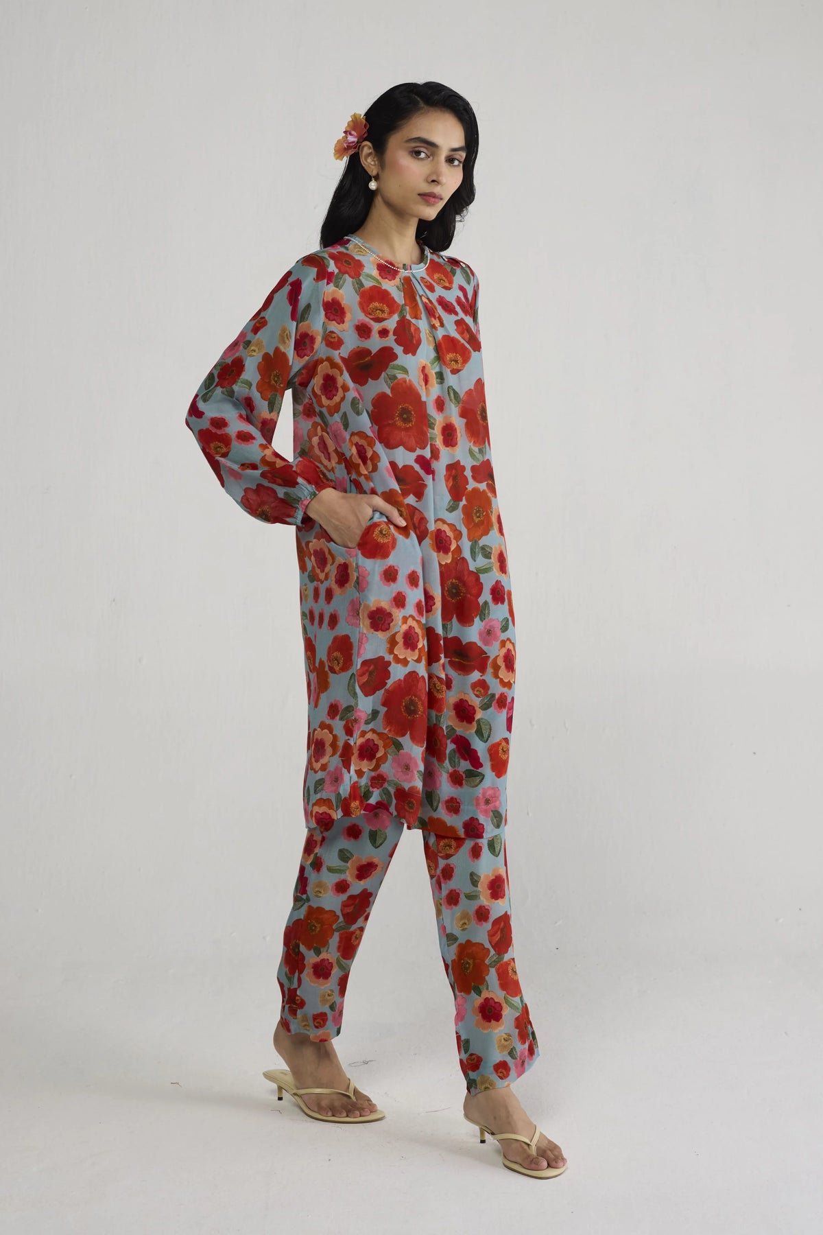 Haruka Crepe Kurta Set