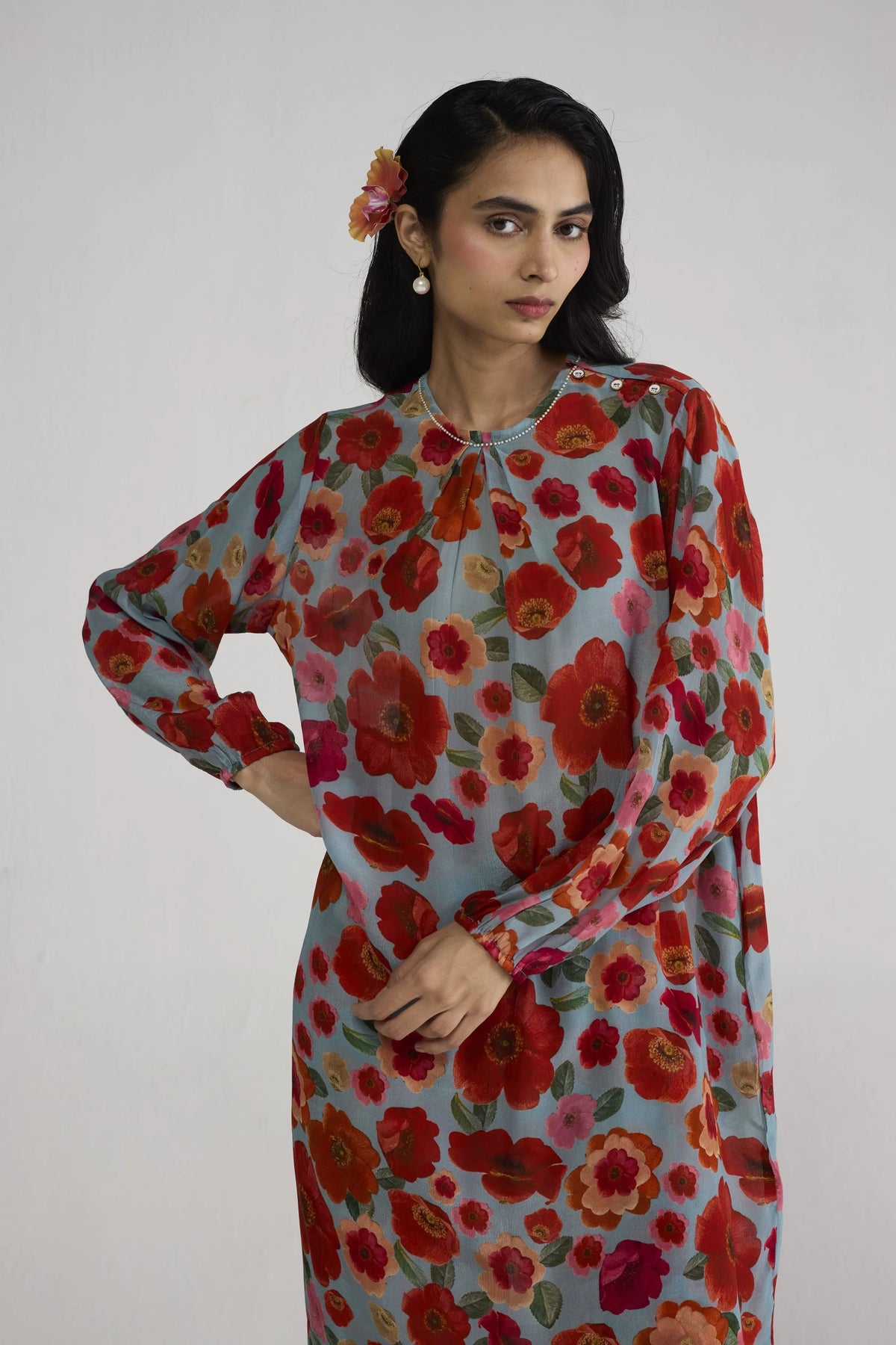 Haruka Crepe Kurta Set