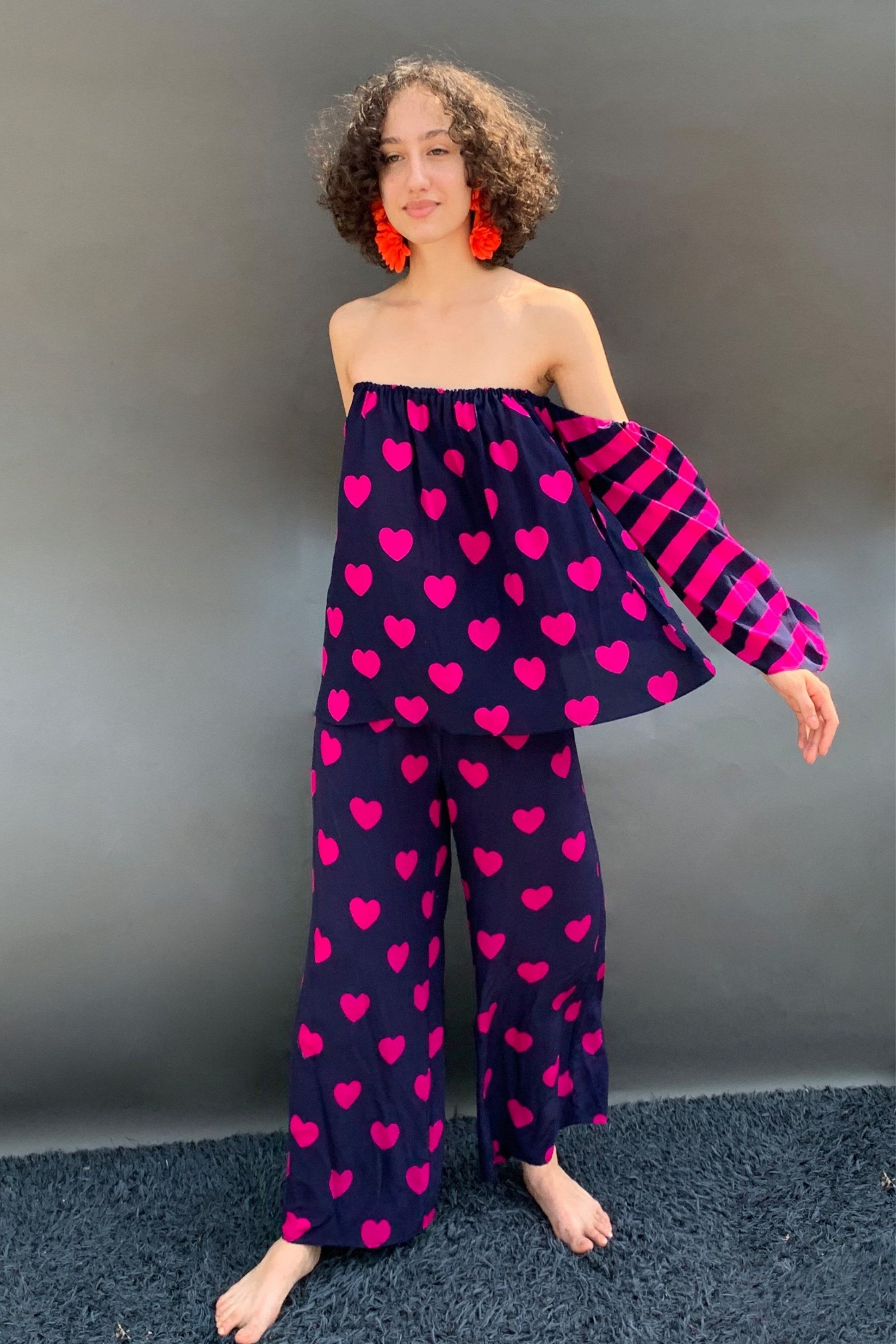 Heart Printed Top