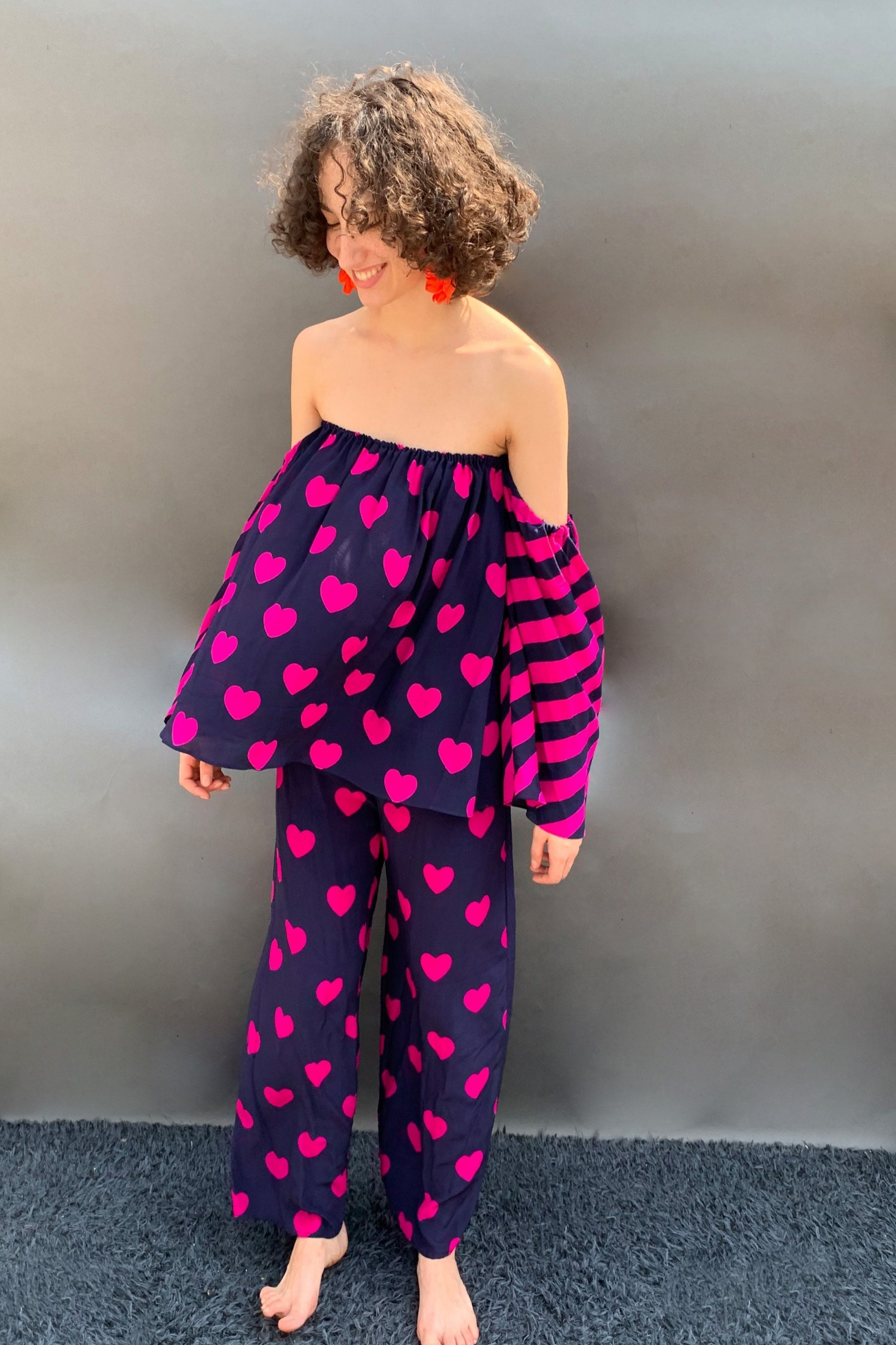 Heart Printed Top