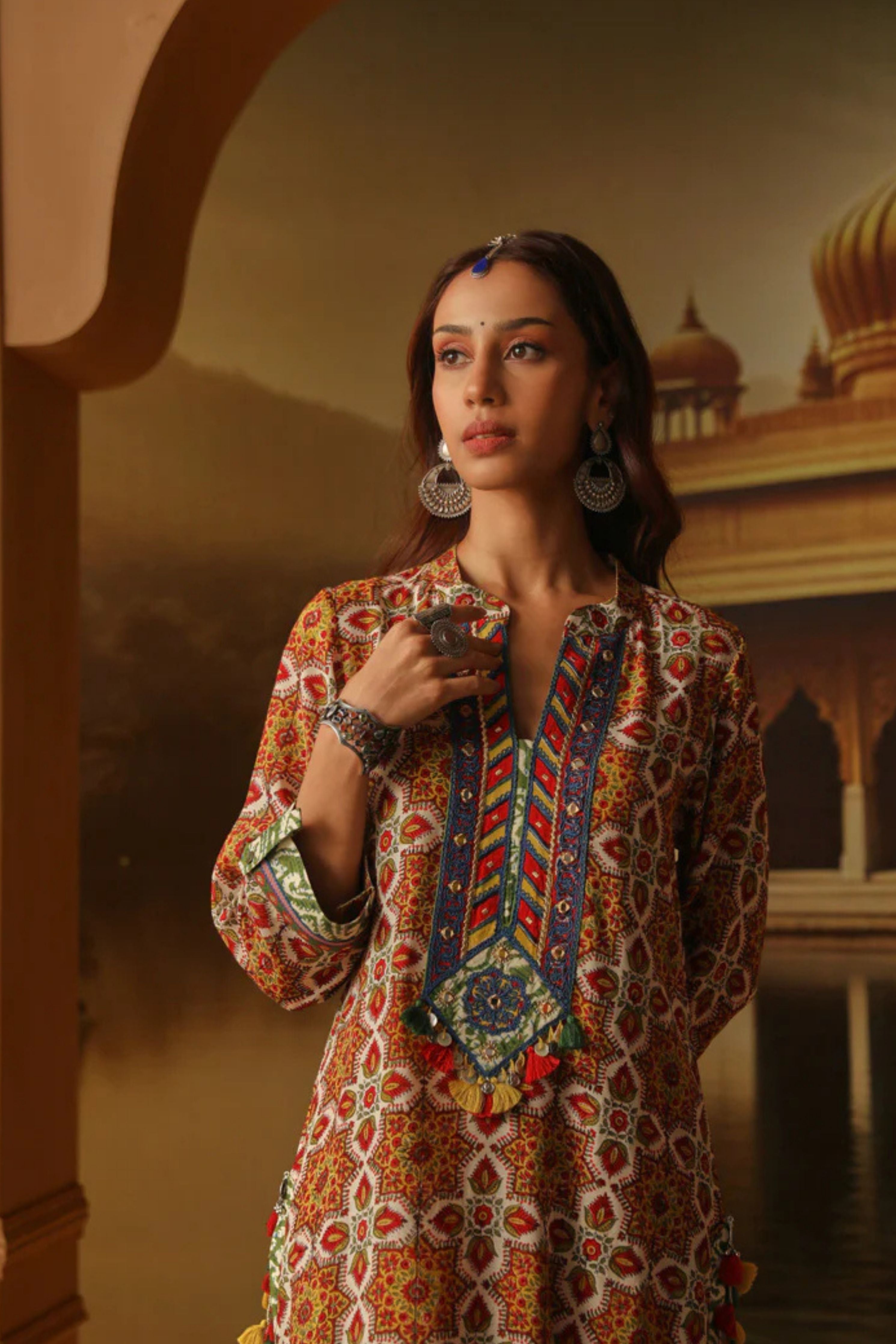 Heena Straight Long Kurta With Pant And Dupatta
